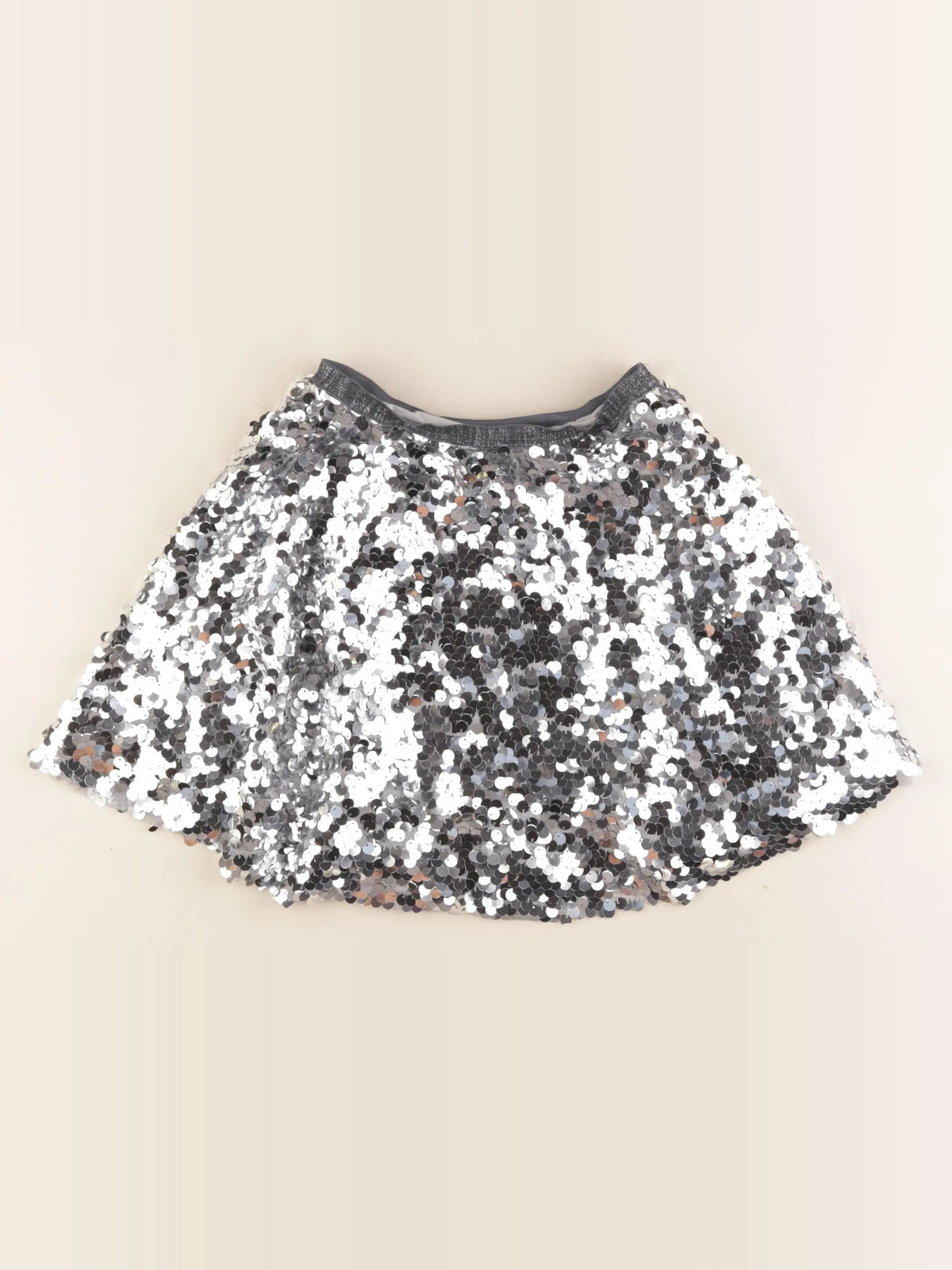 Zara - jupe argent, gris - 9 ans