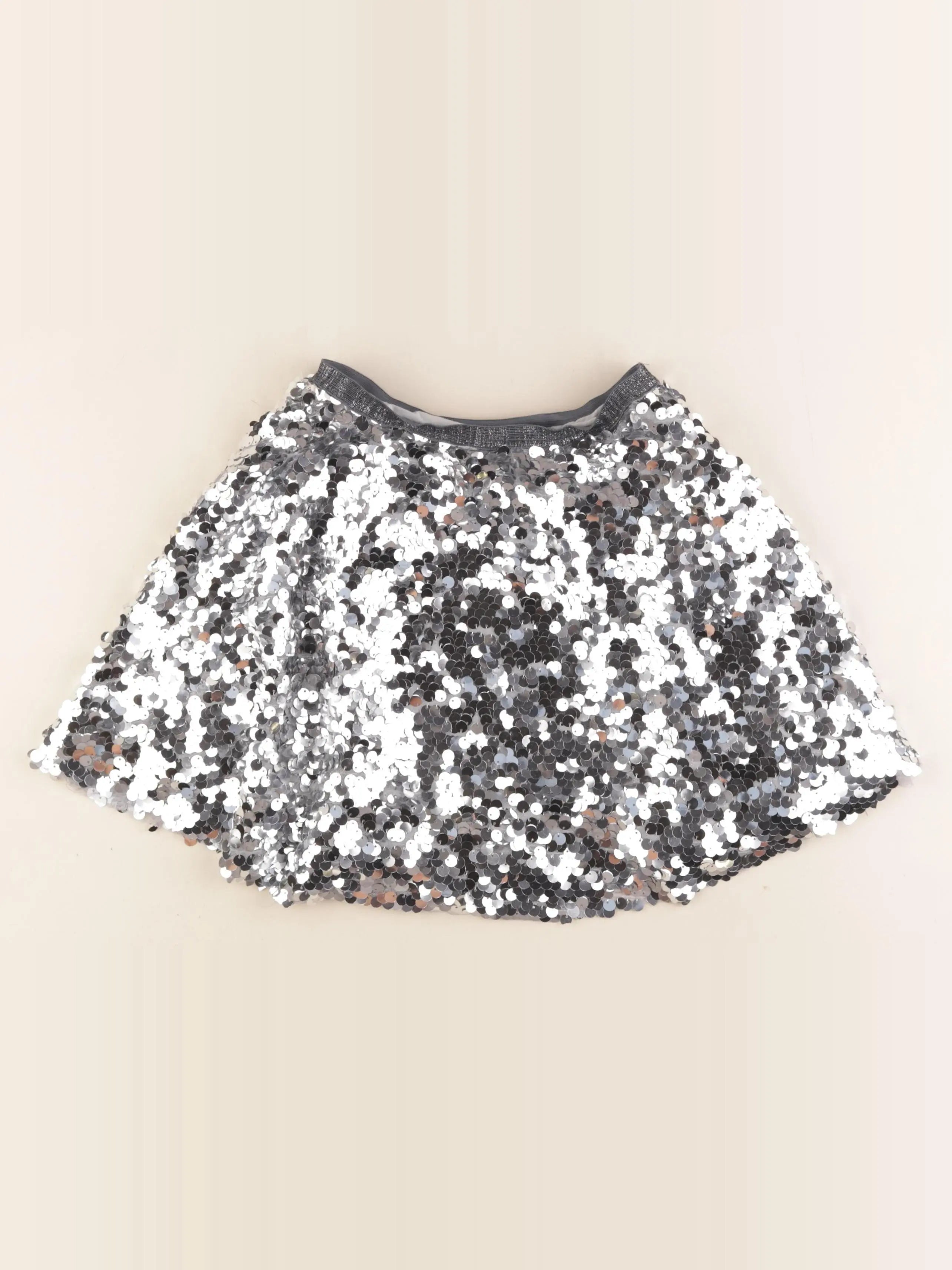 Zara - jupe argent, gris - 9 ans