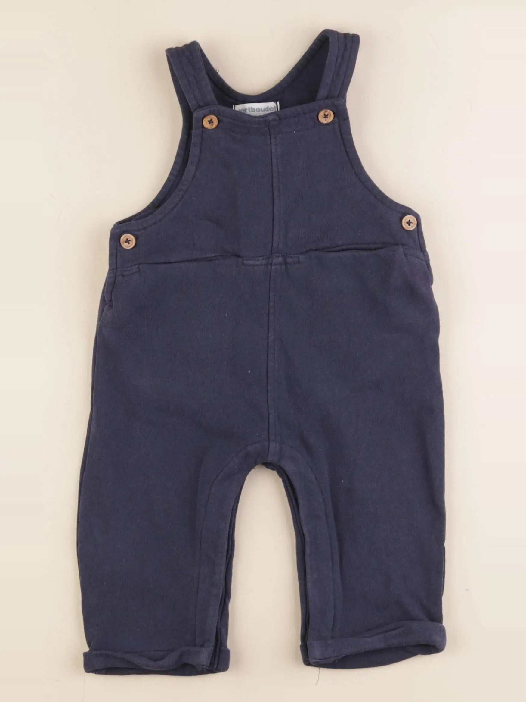 Vertbaudet - salopette bleu - 12 mois