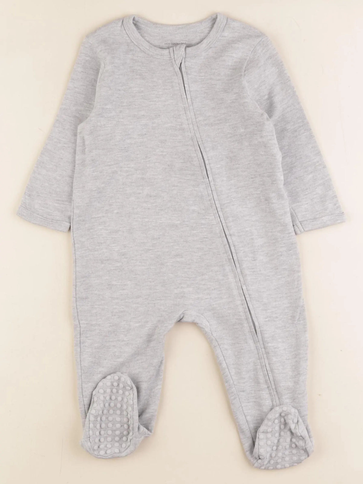 Vertbaudet - pyjama coton gris - 12 mois