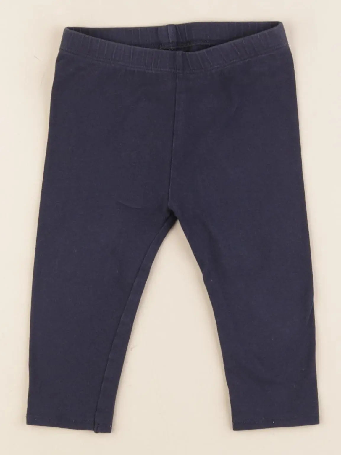 Vertbaudet - legging bleu - 12 mois