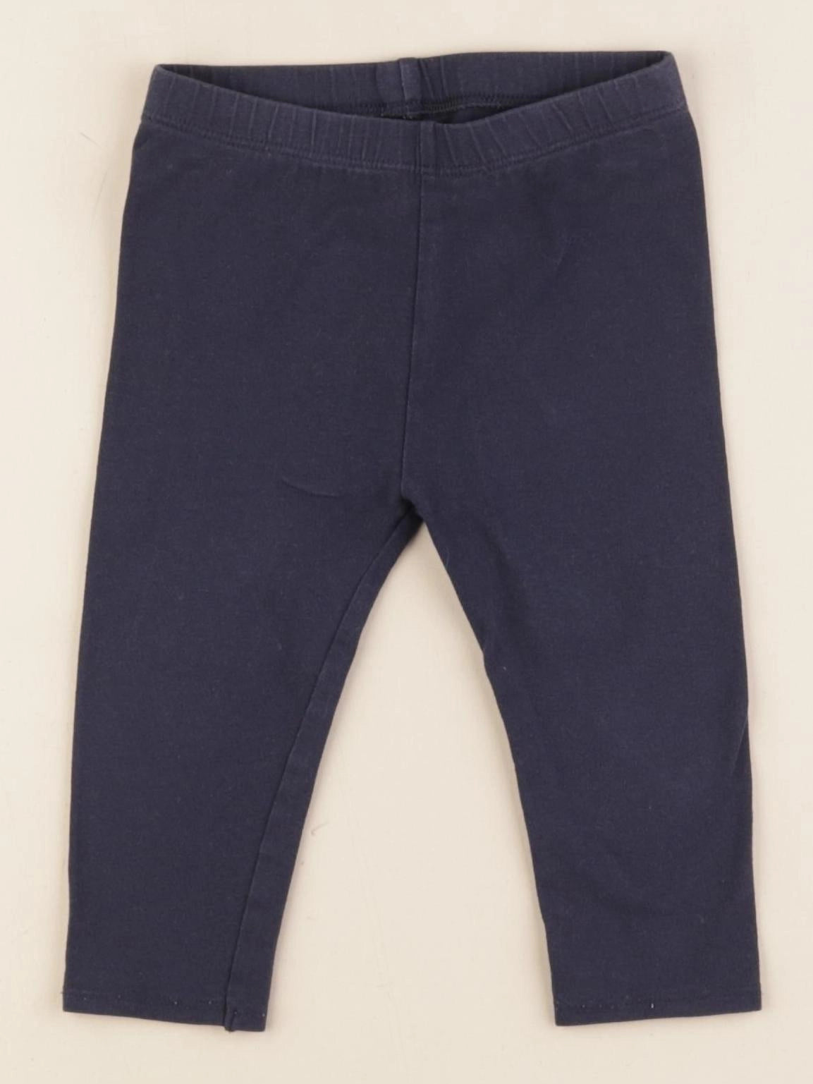 Vertbaudet - legging bleu - 12 mois