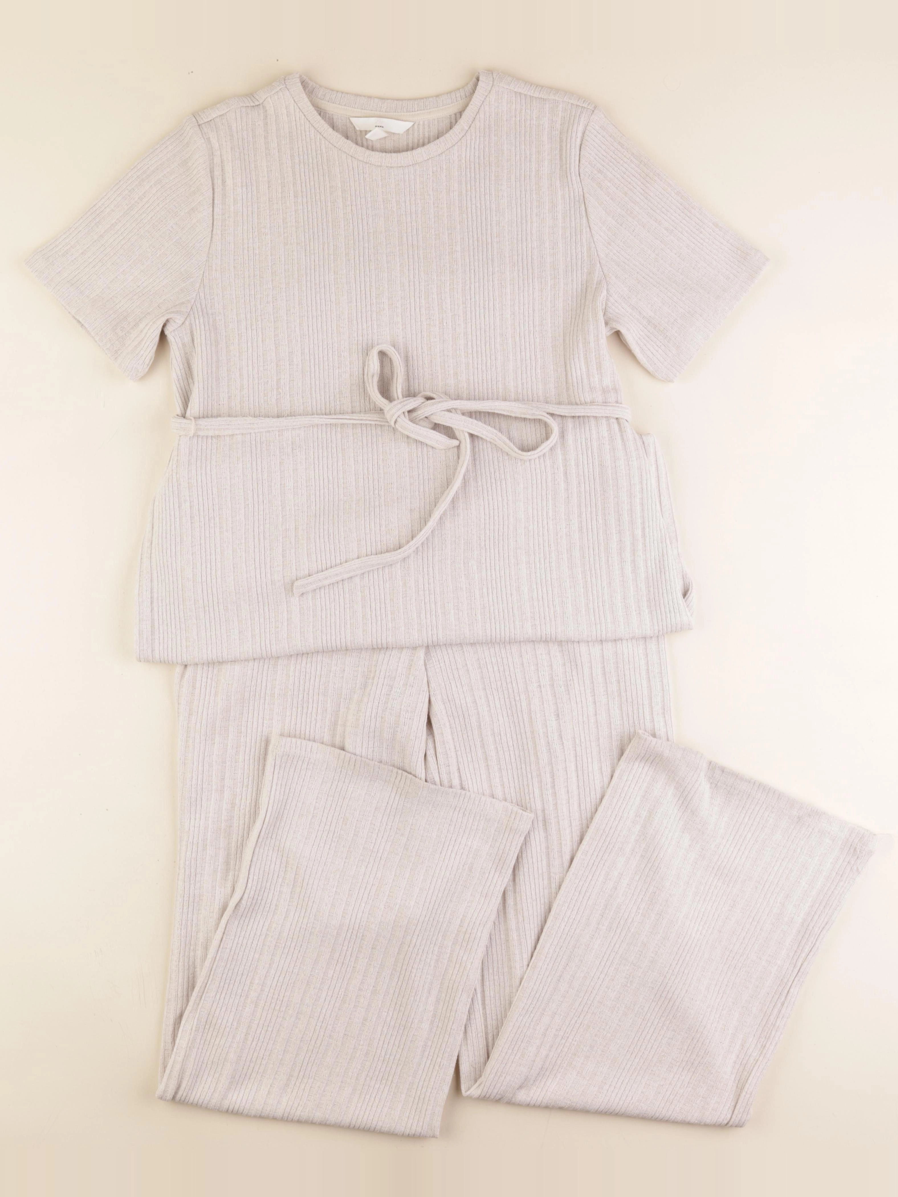 H&M - ensemble 2 pieces grossesse beige - m