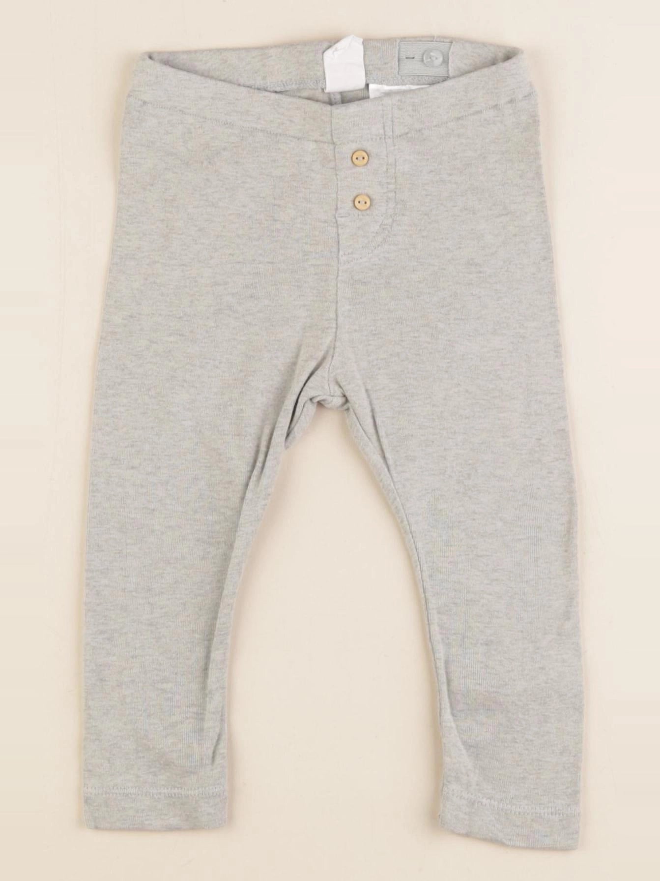 H&M - legging vert - 9/12 mois