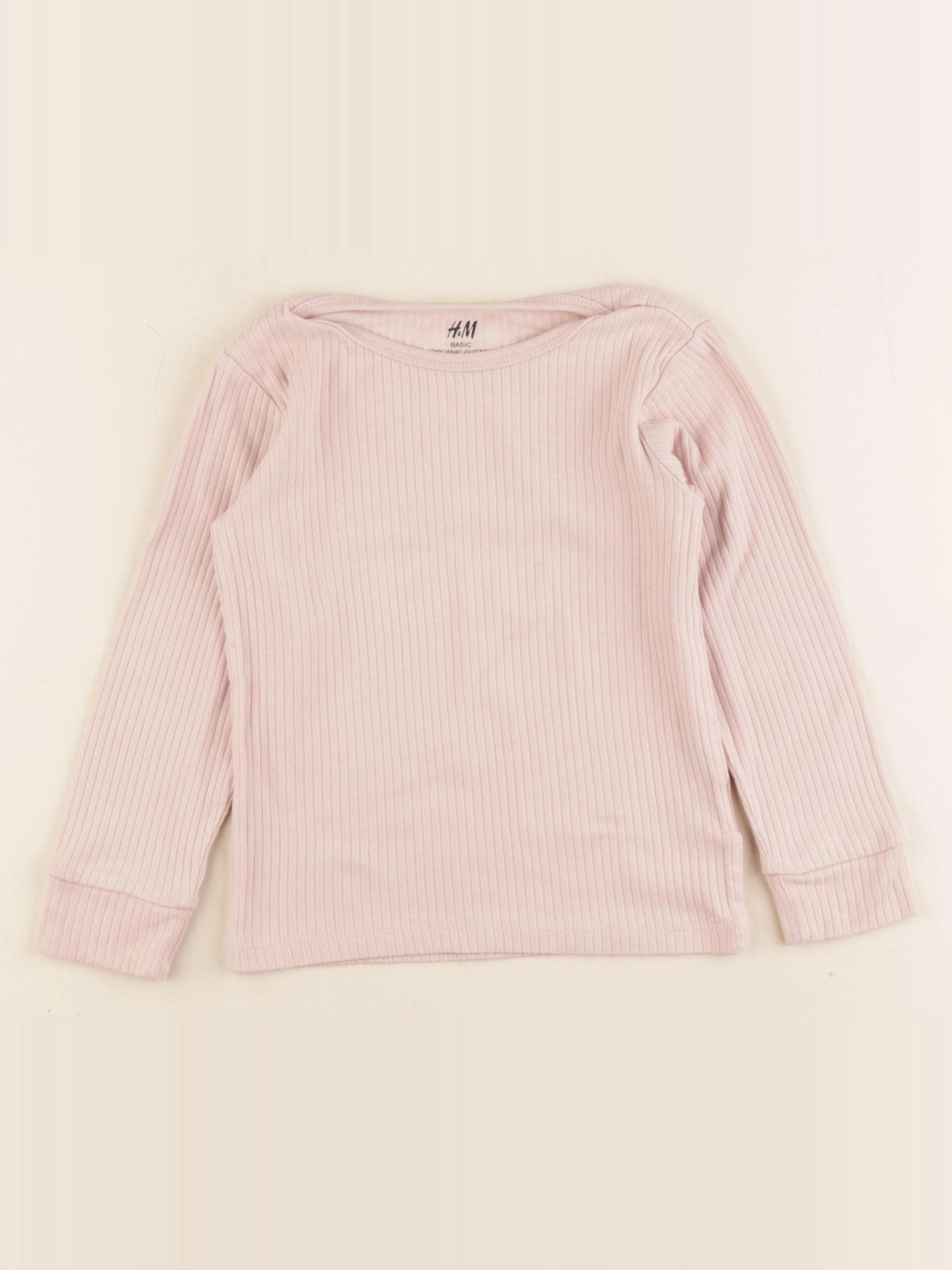 H&M - tee-shirt rose - 3 ans