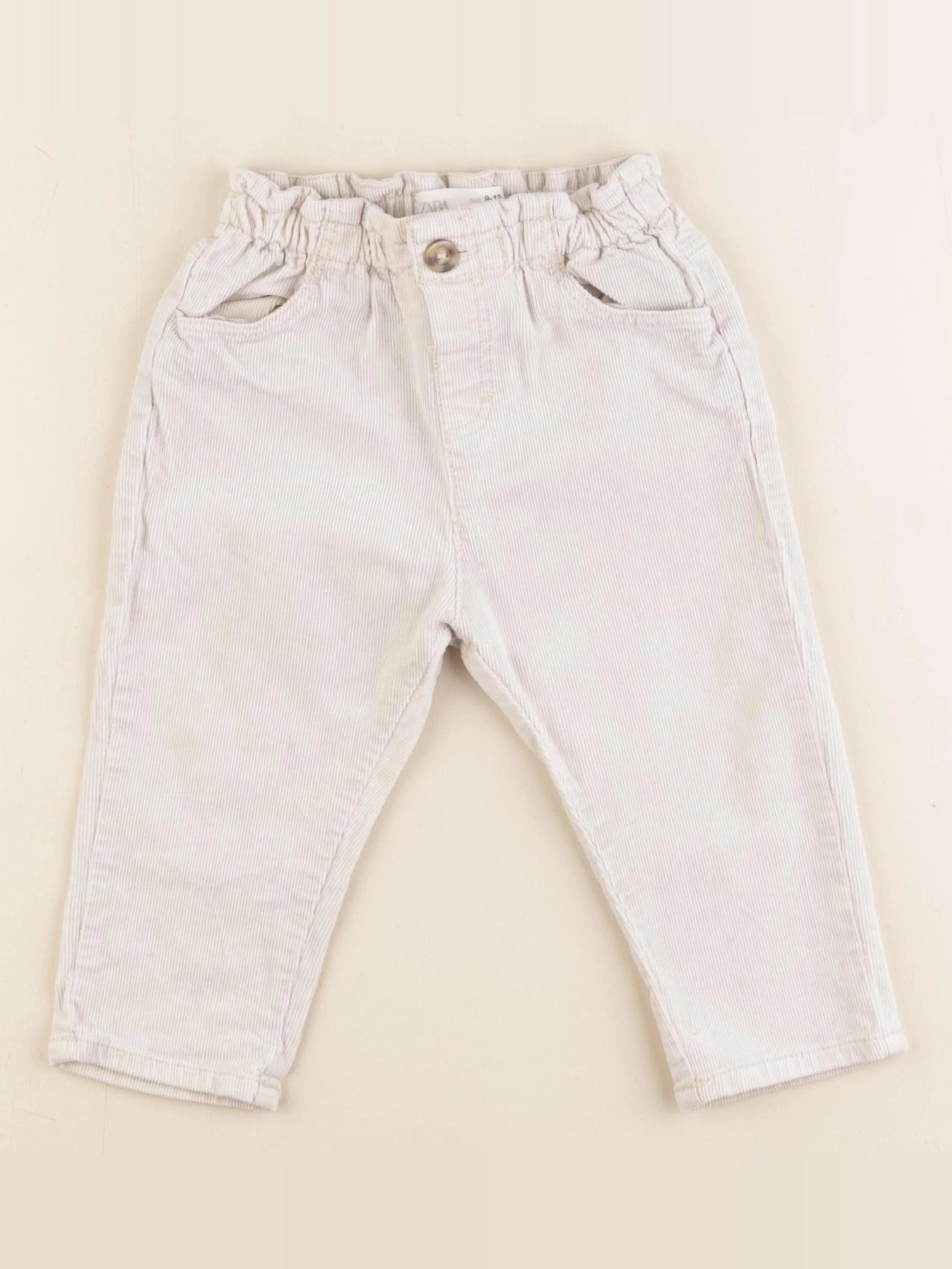 Zara - pantalon beige - 9/12 mois