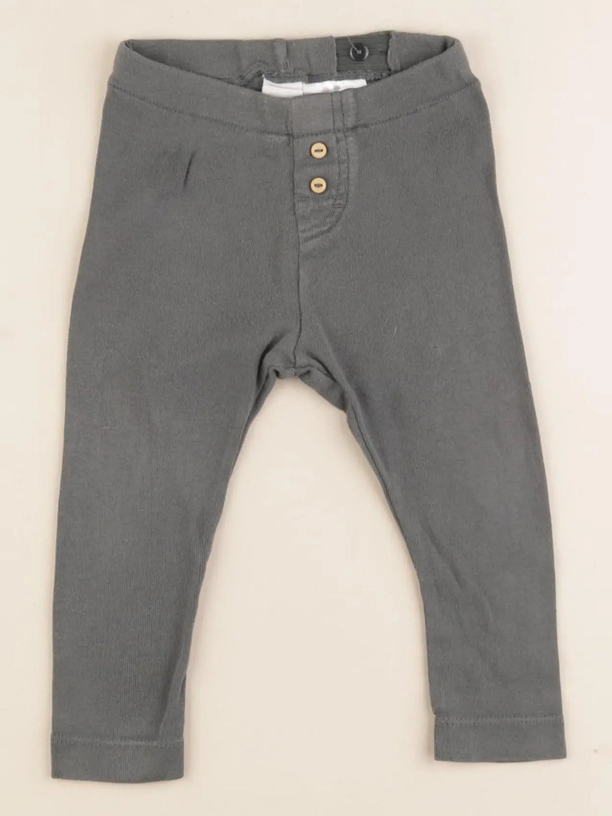 H&M - legging vert - 9/12 mois