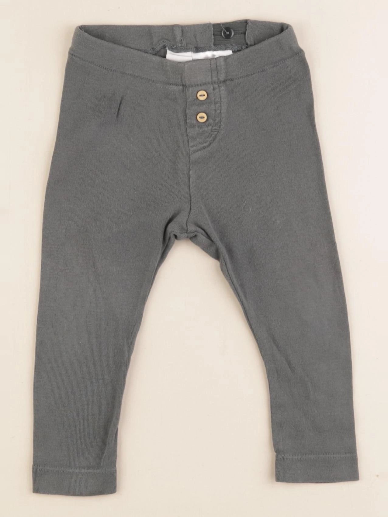 H&M - legging vert - 9/12 mois