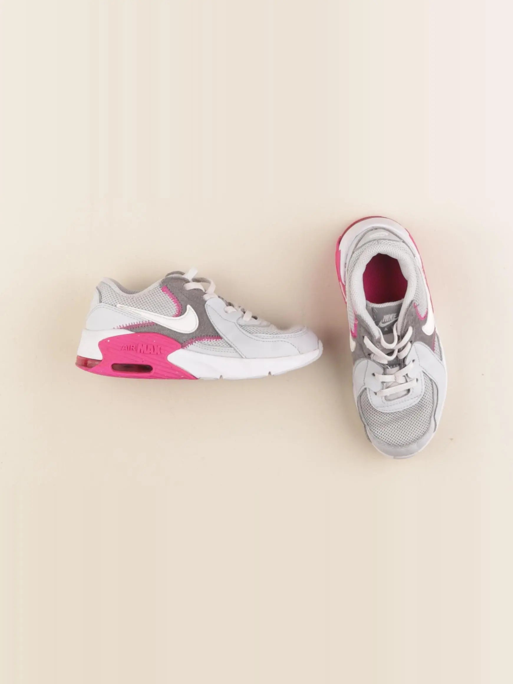 Adidas - tennis élastiqué gris, rose - pointure 30