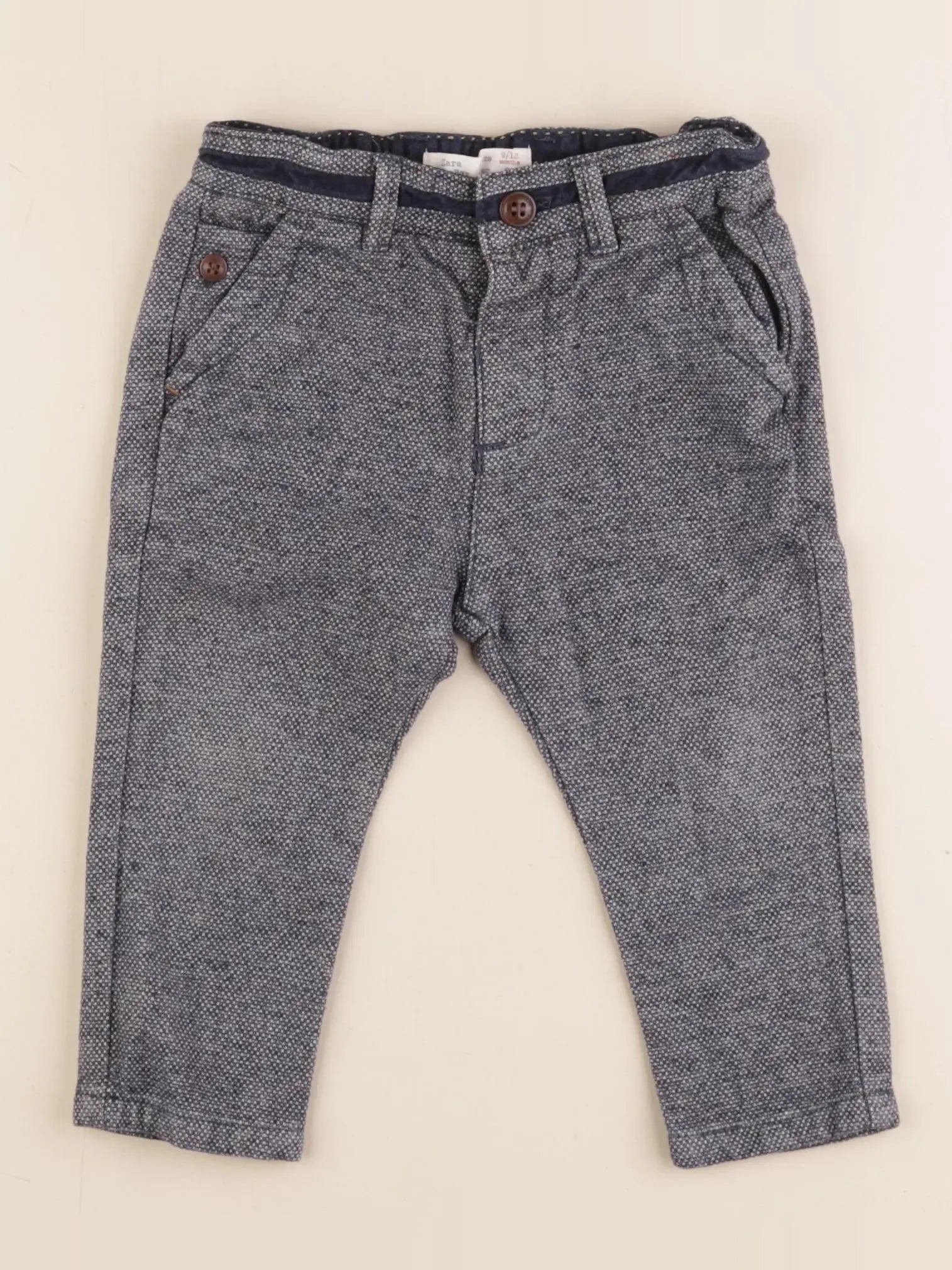 Zara - pantalon bleu - 9/12 mois