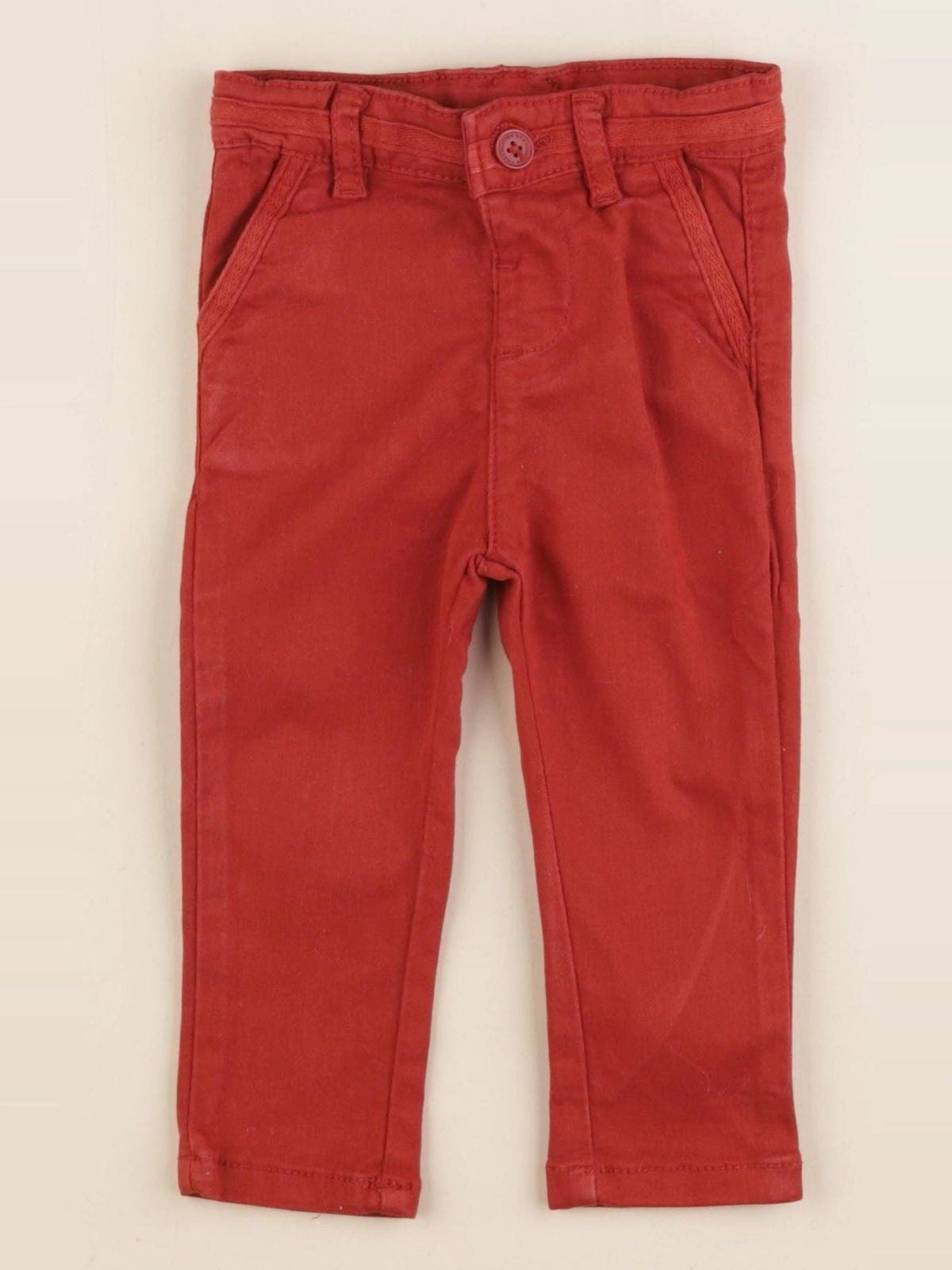 Tape à l'oeil - pantalon rouge - 9 mois