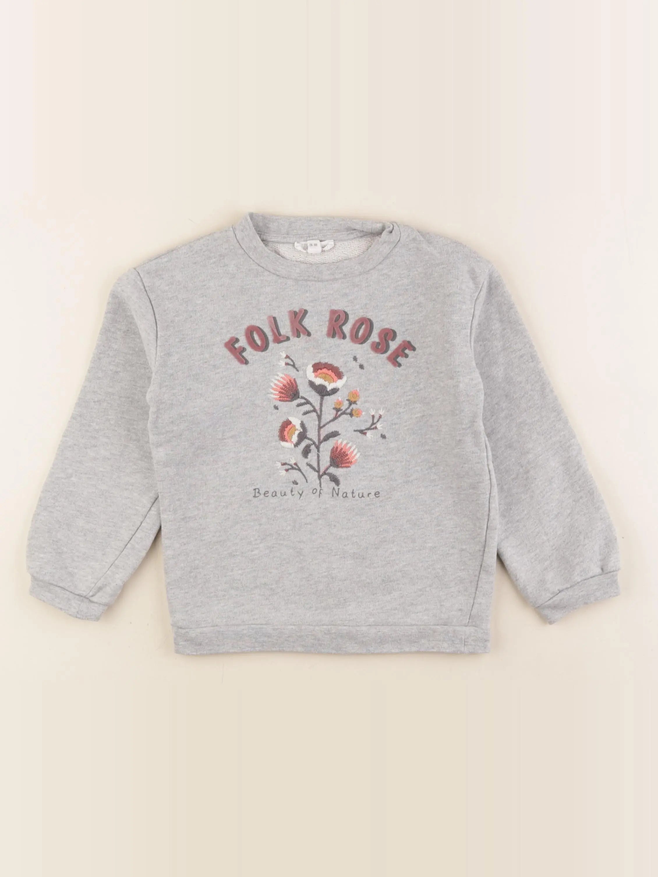 Storytelling - sweat gris - 5 ans