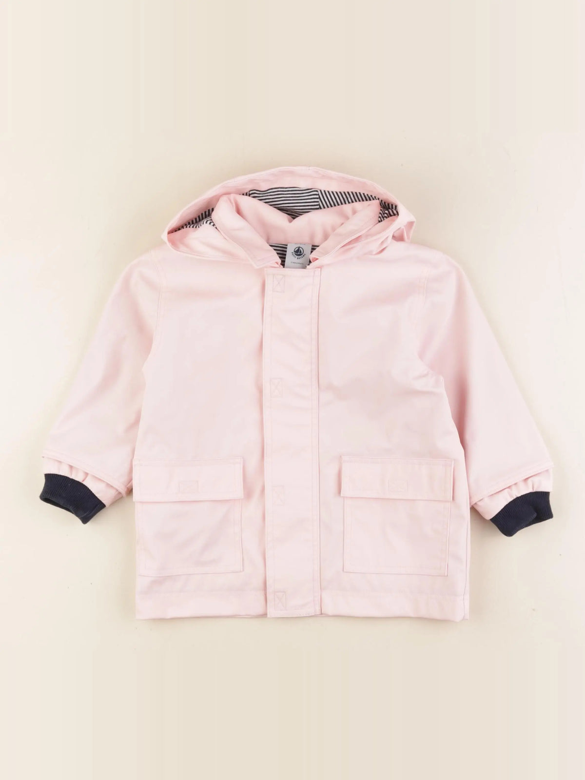 Petit Bateau - imperméable rose - 18 mois
