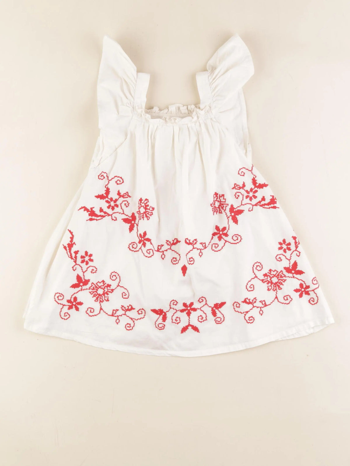 Zara - robe blanc - 2 ans