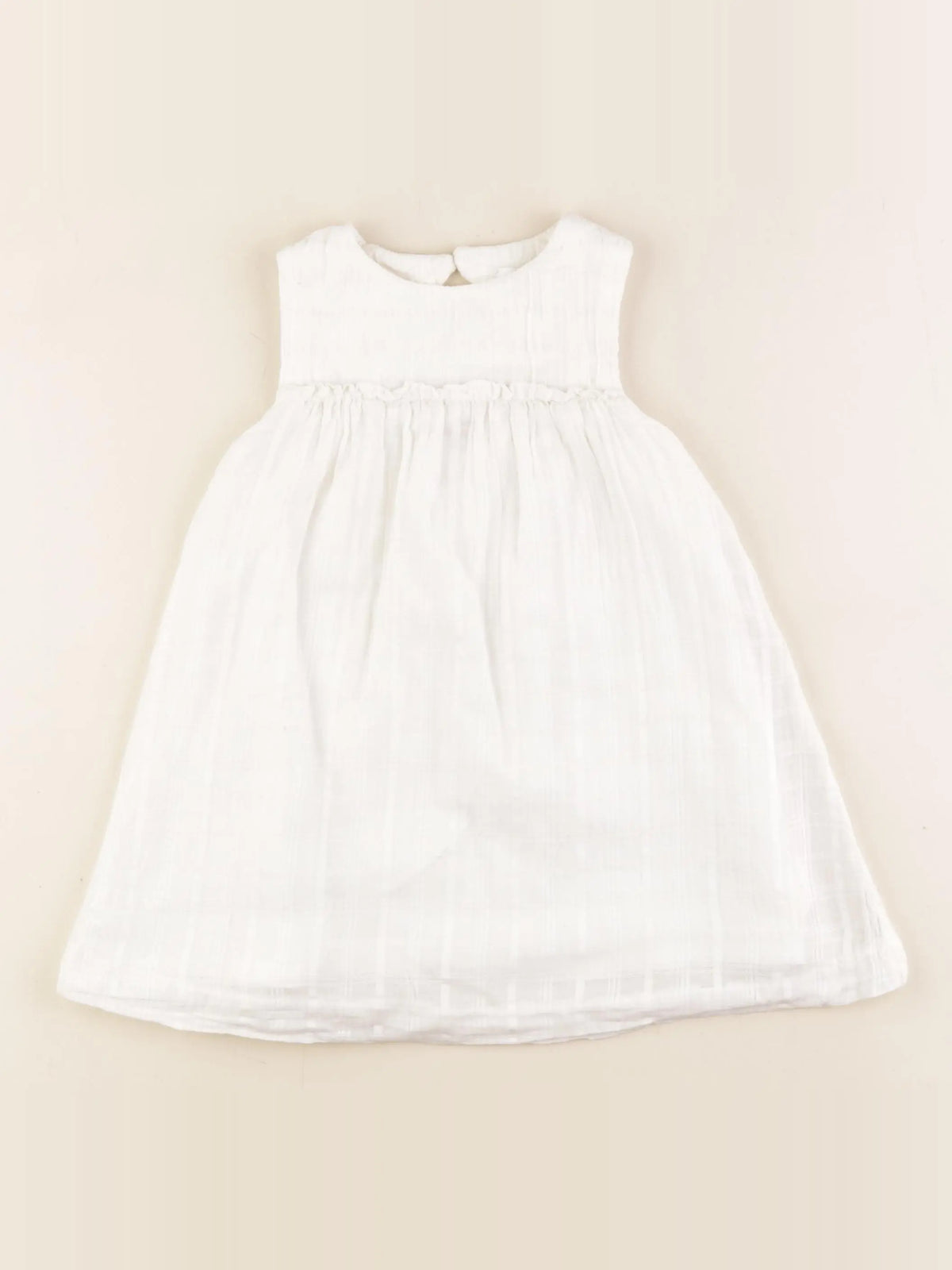 Zara - robe blanc - 18/24 mois