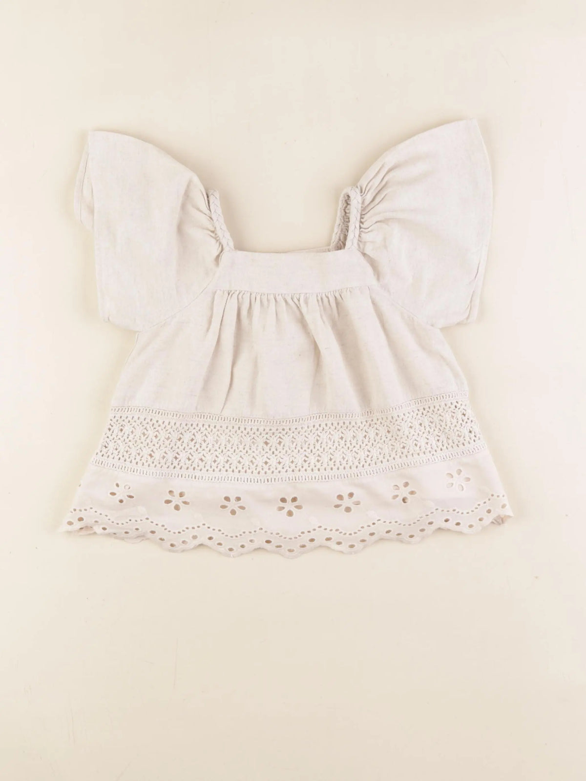 Zara - blouse beige - 2 ans