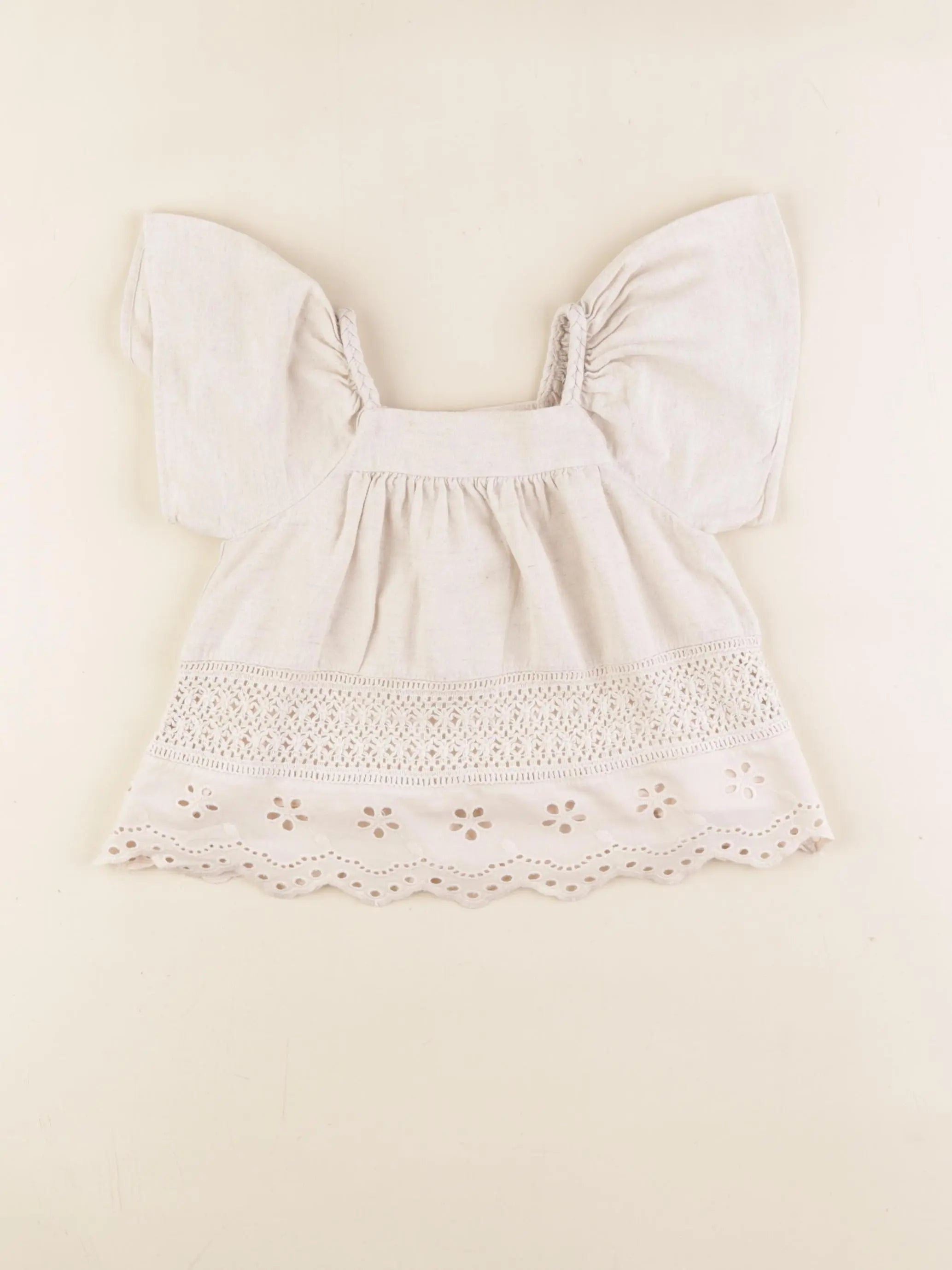Zara - blouse beige - 2 ans