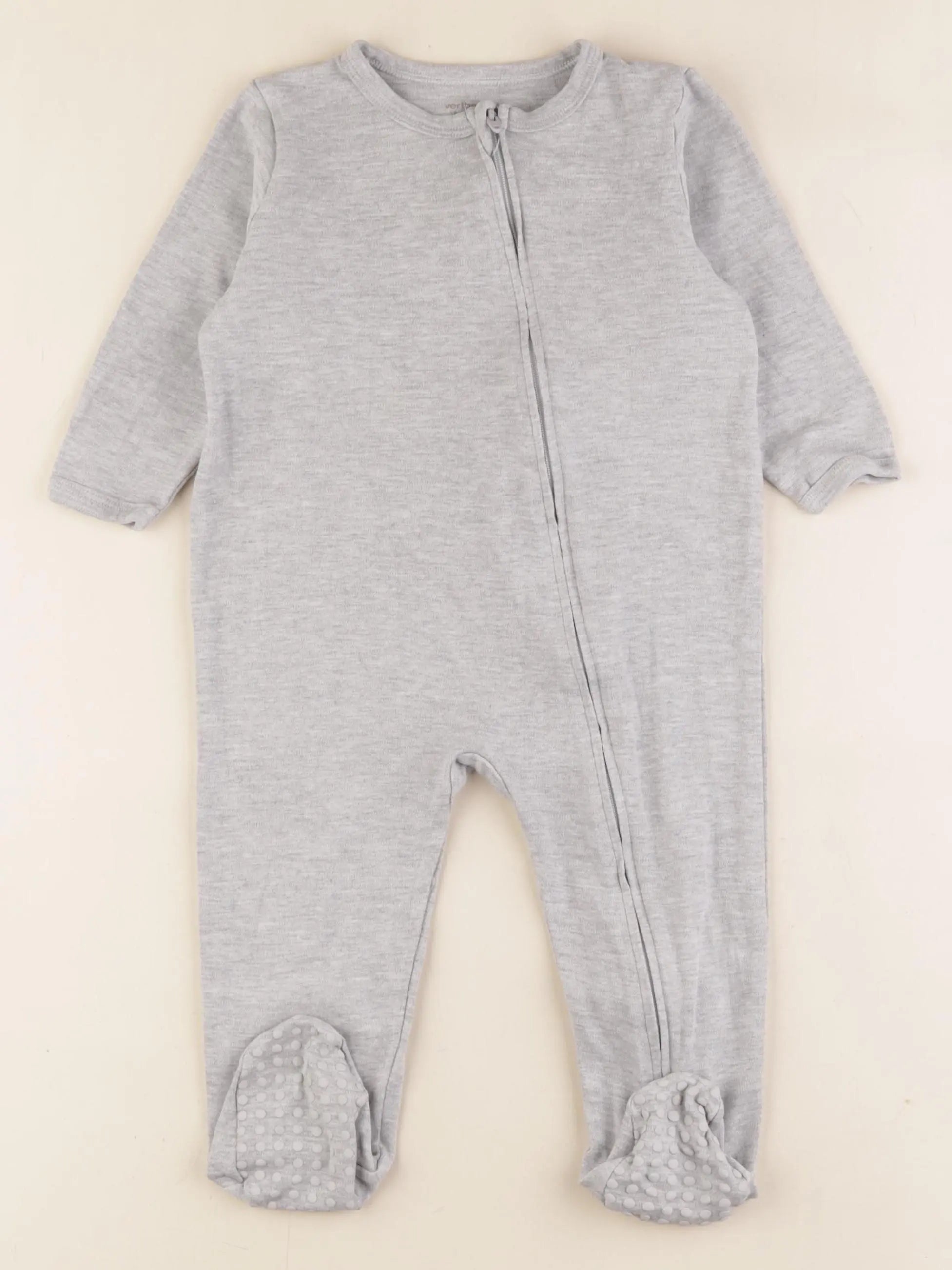 Vertbaudet - pyjama coton gris - 18 mois