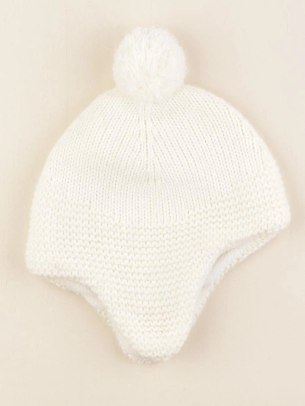 Boutchou - bonnet blanc - 18/24 mois