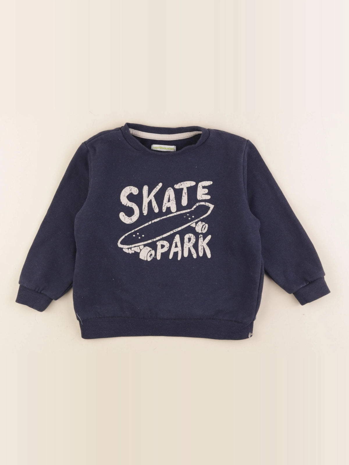 Vertbaudet - sweat bleu - 3 ans