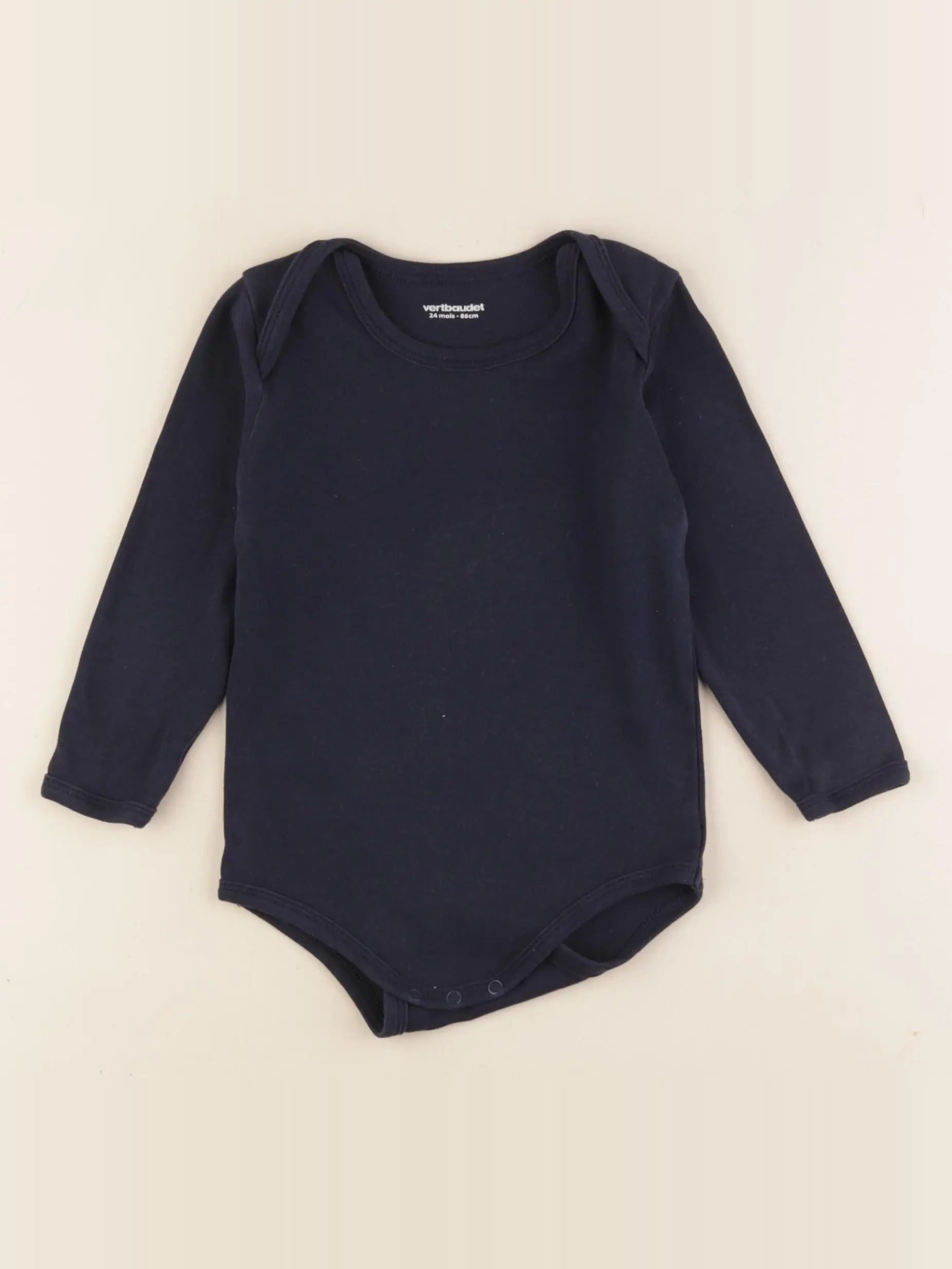 Vertbaudet - body bleu - 24 mois