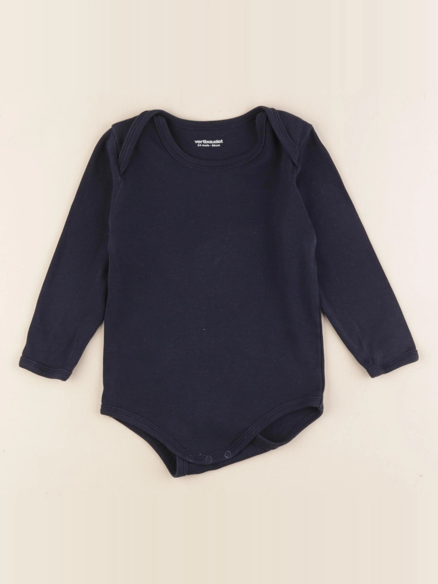 Vertbaudet - body bleu - 24 mois