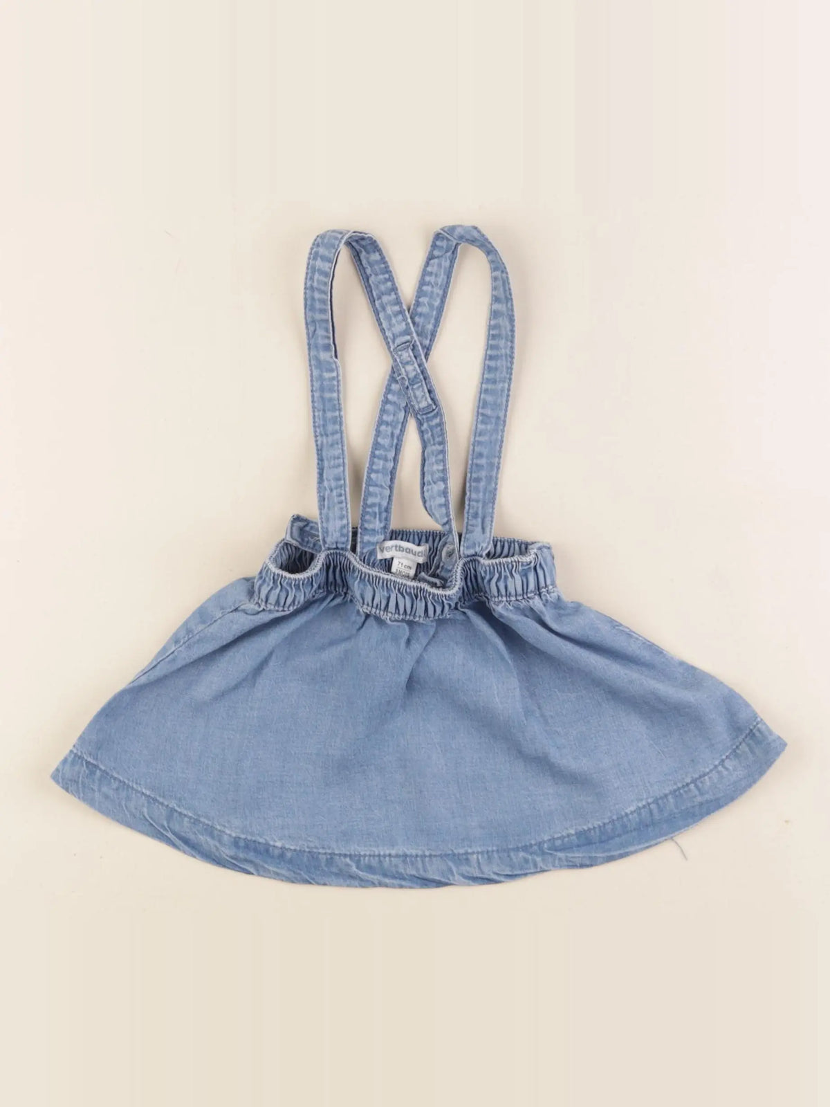 Vertbaudet - jupe bleu - 9 mois