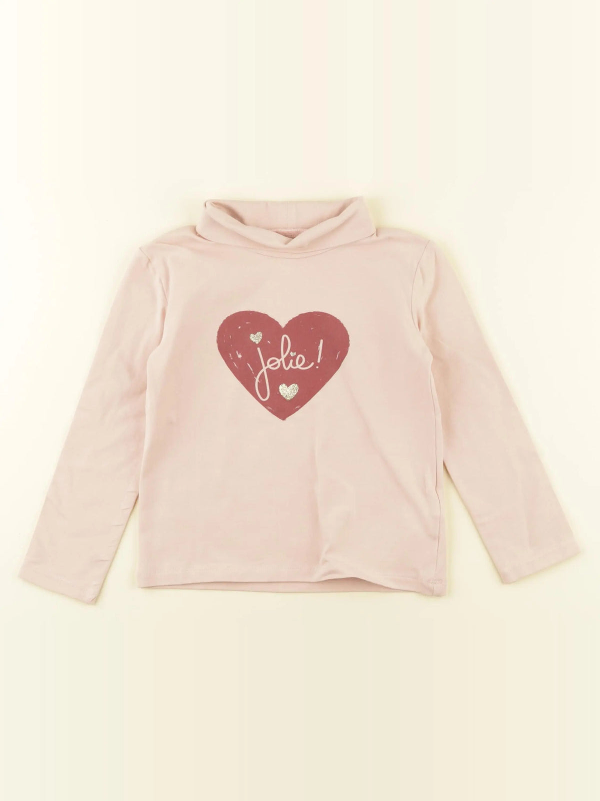 Vertbaudet - sous-pull rose - 4 ans