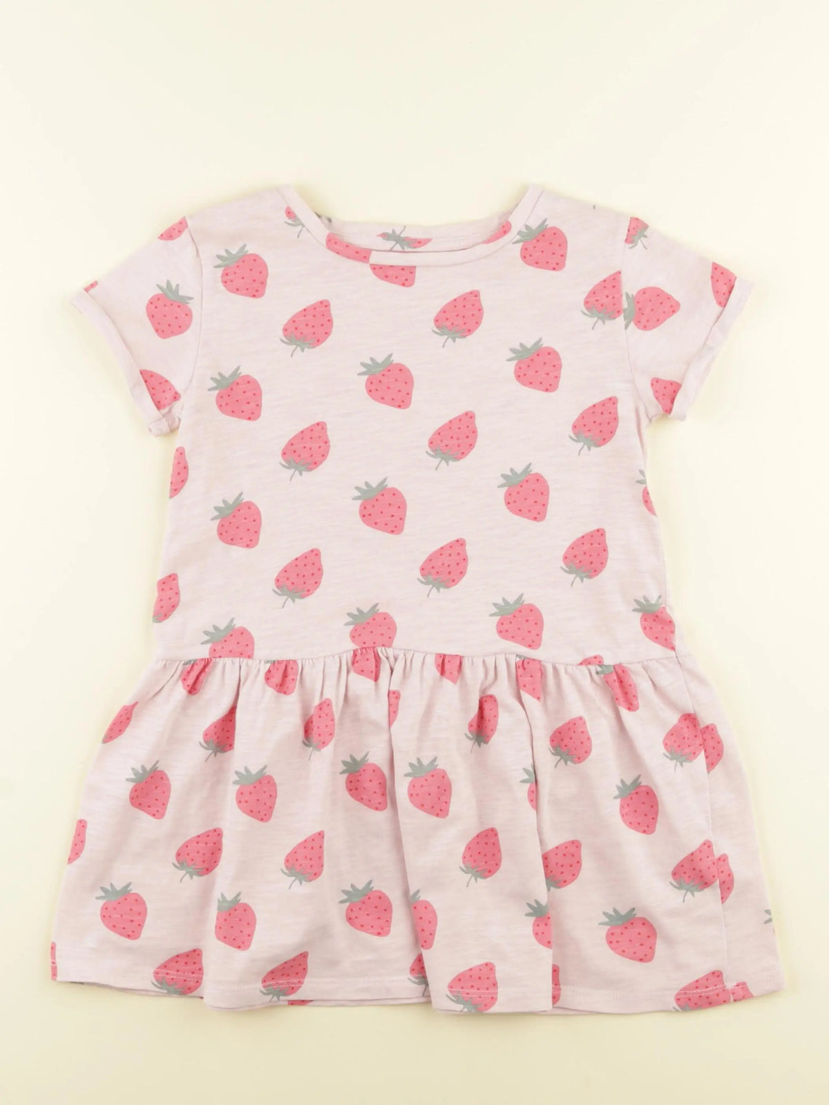 Vertbaudet - robe rose - 4 ans
