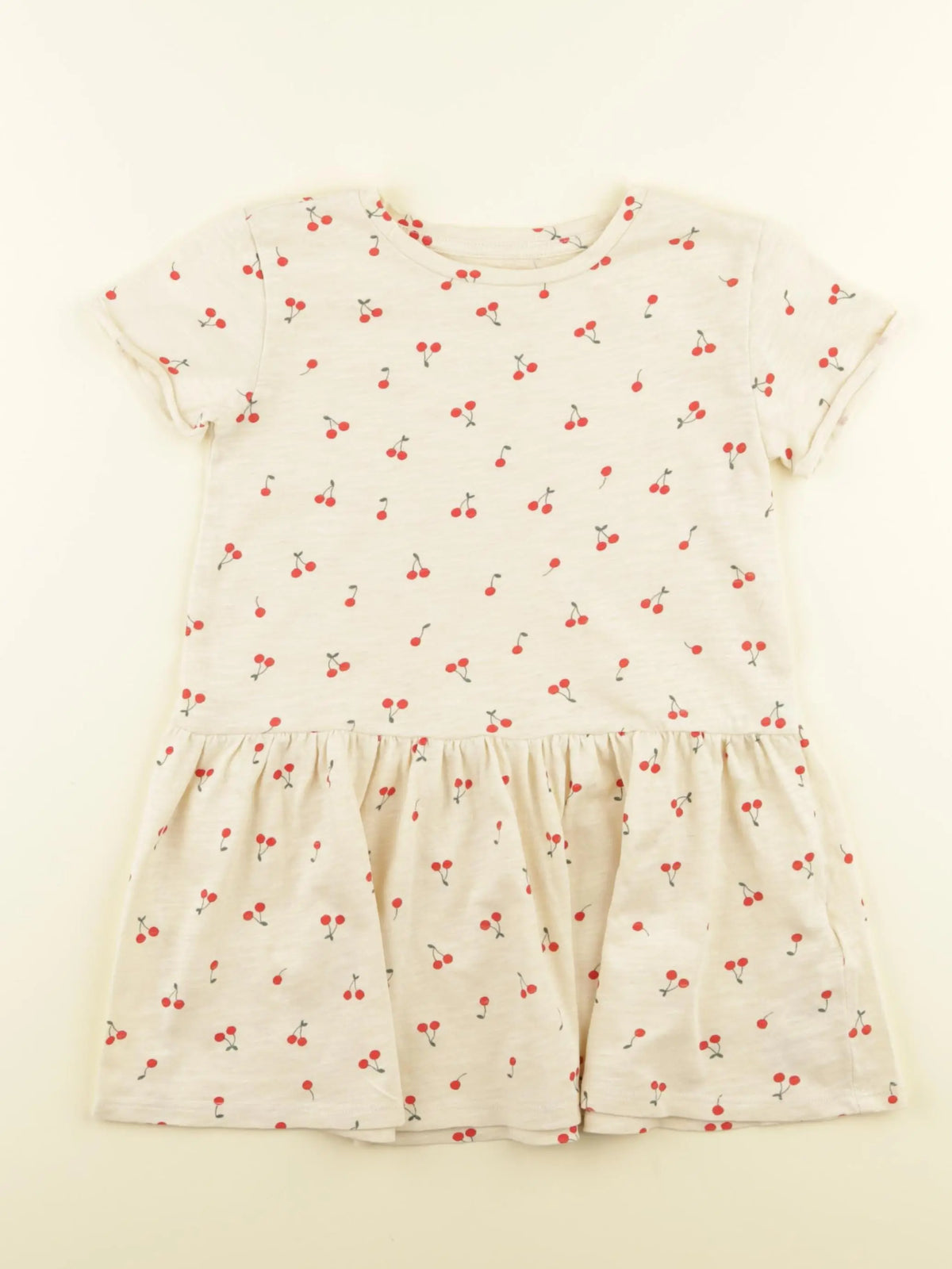 Vertbaudet - robe beige - 4 ans