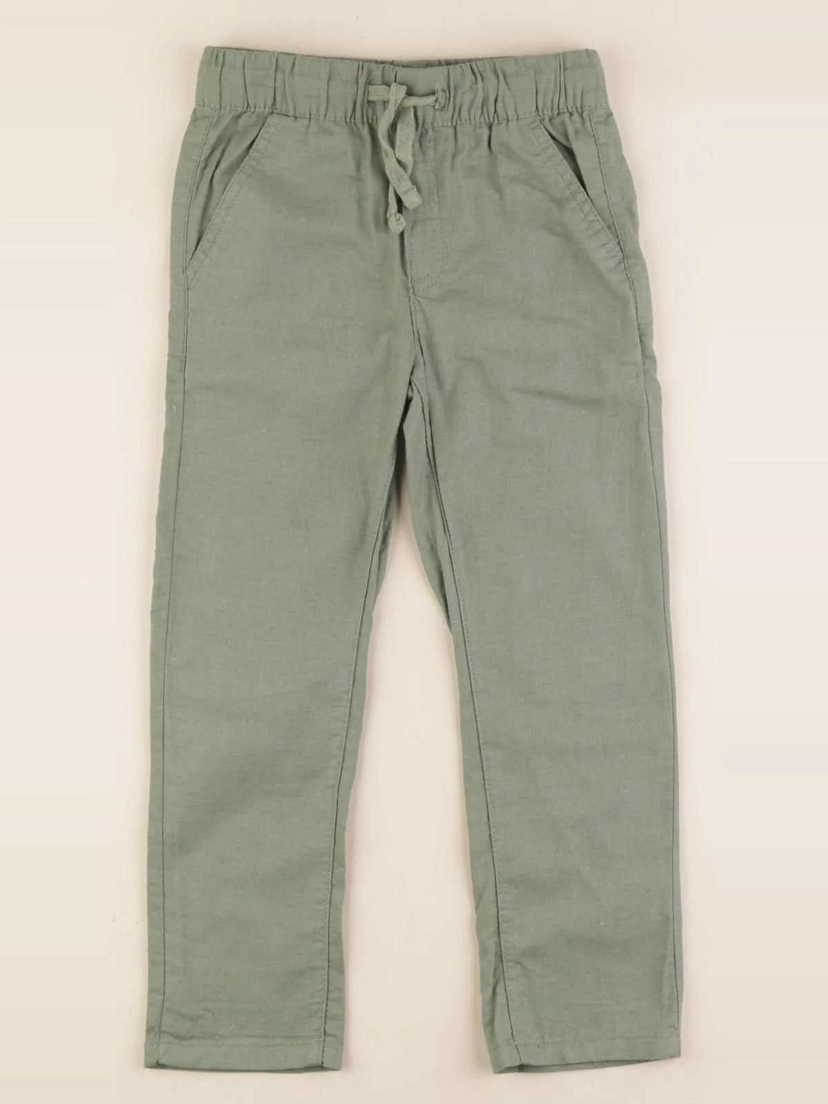 Vertbaudet - pantalon vert - 5 ans