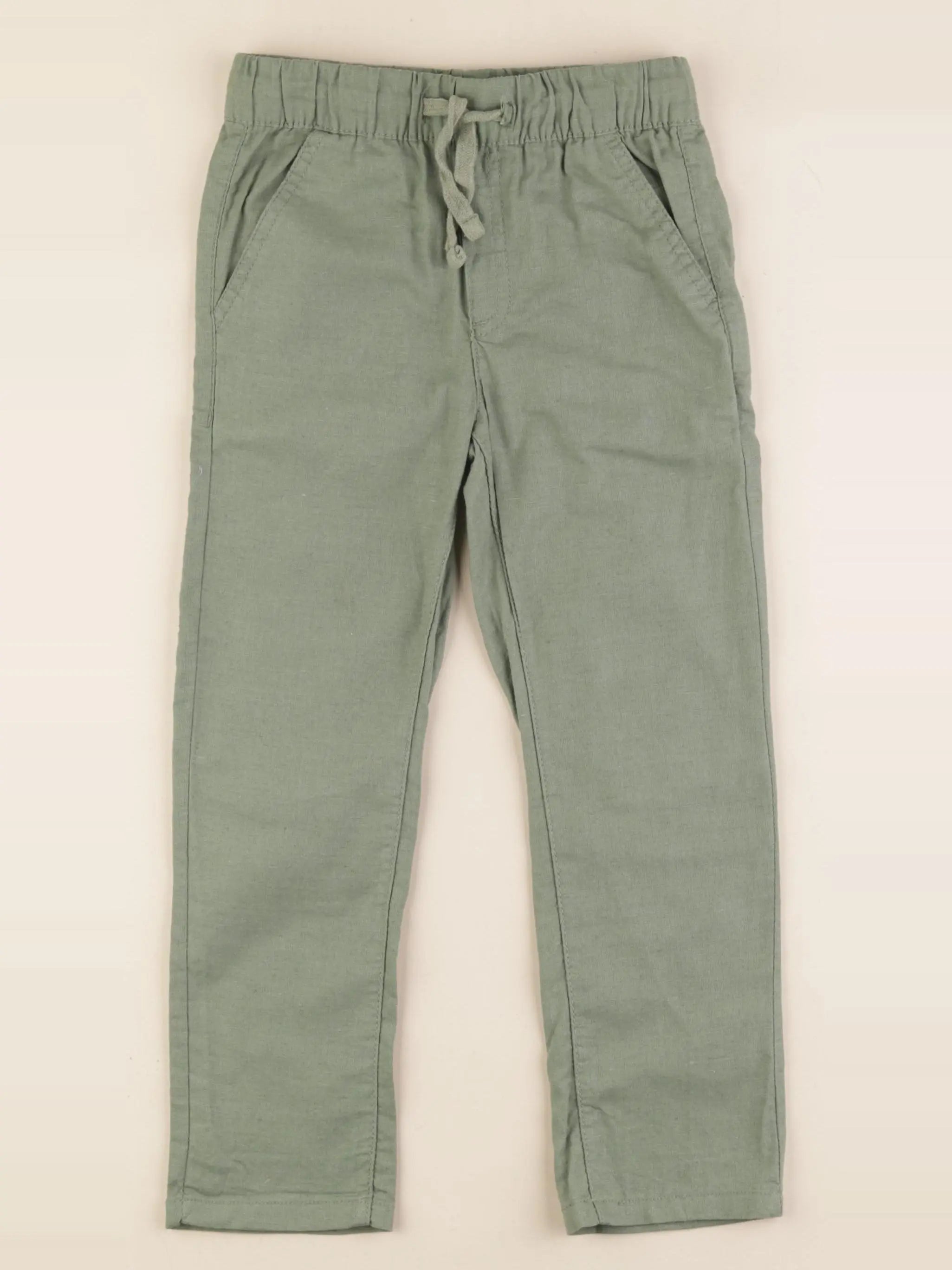 Vertbaudet - pantalon vert - 5 ans