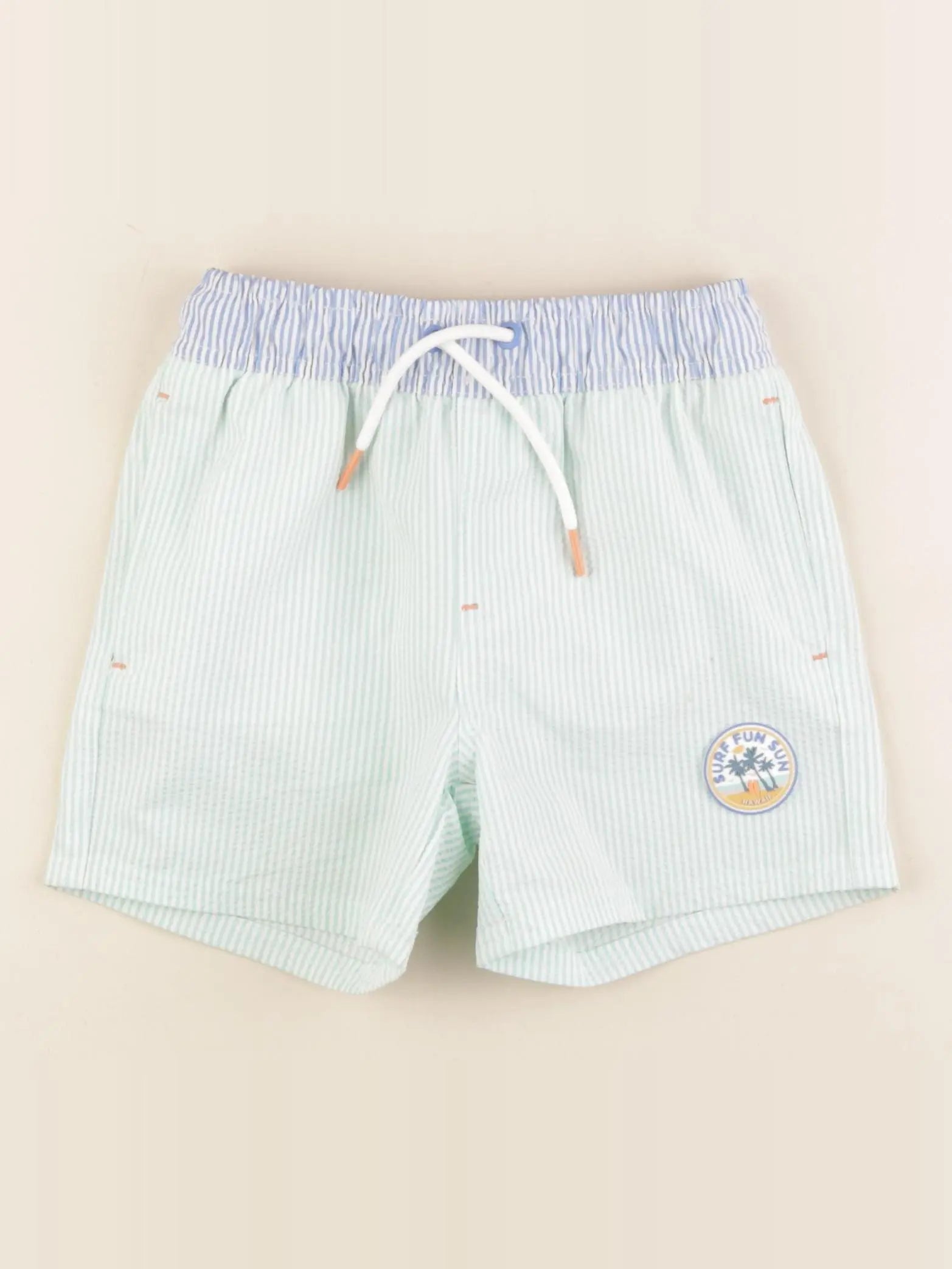 Vertbaudet - maillot de bain vert - 5 ans