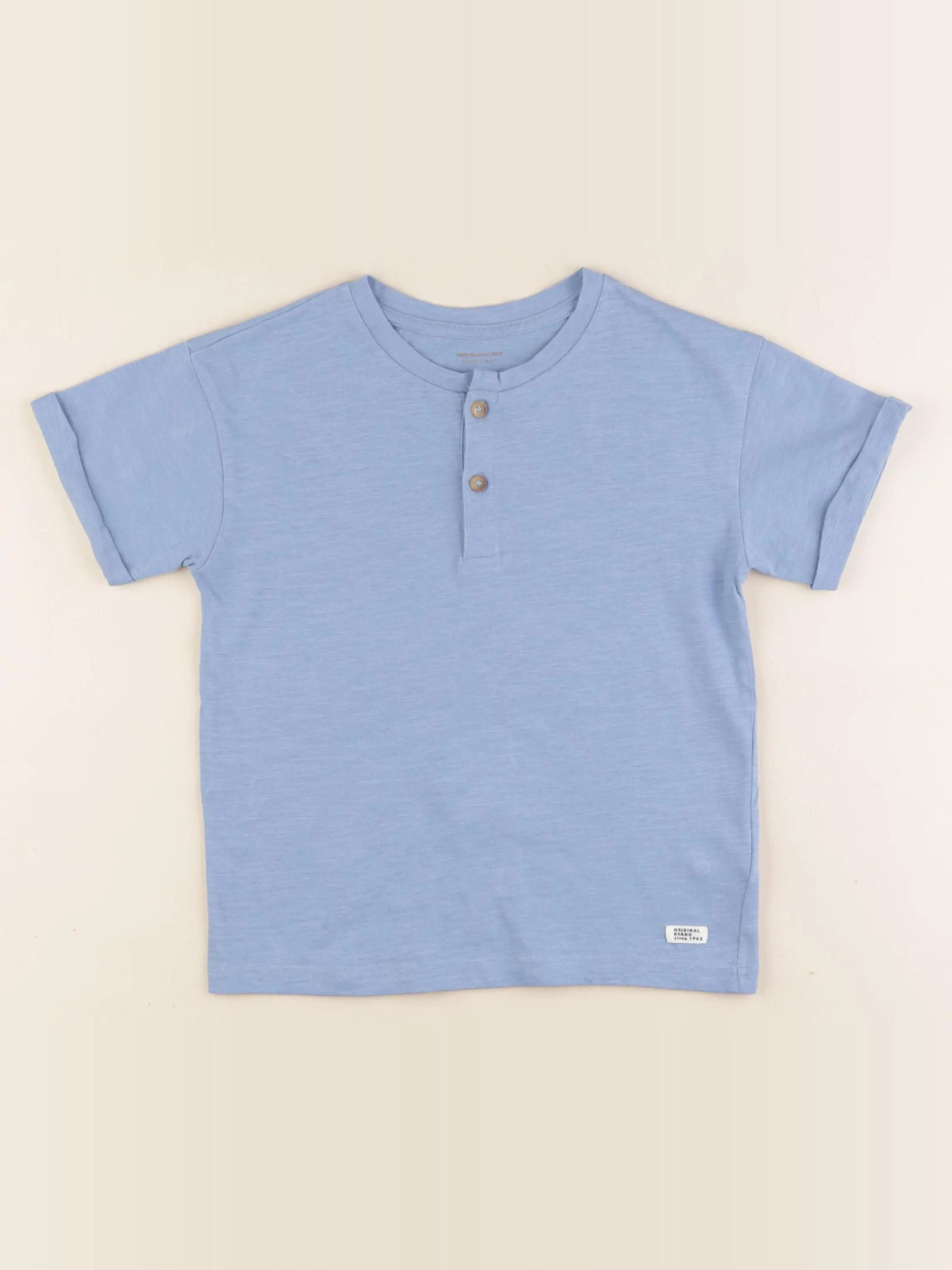 Vertbaudet - tee-shirt bleu - 6 ans