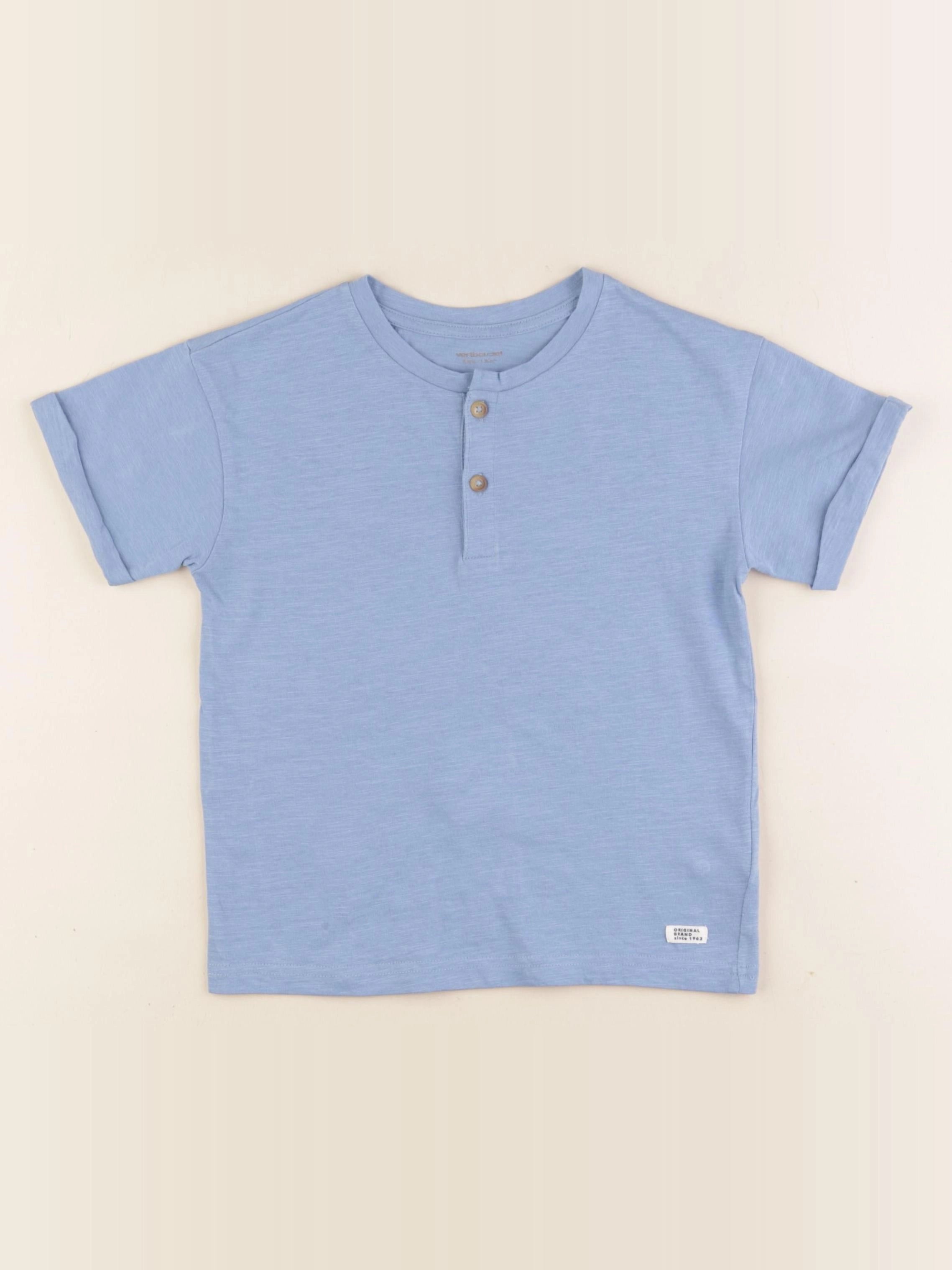 Vertbaudet - tee-shirt bleu - 6 ans