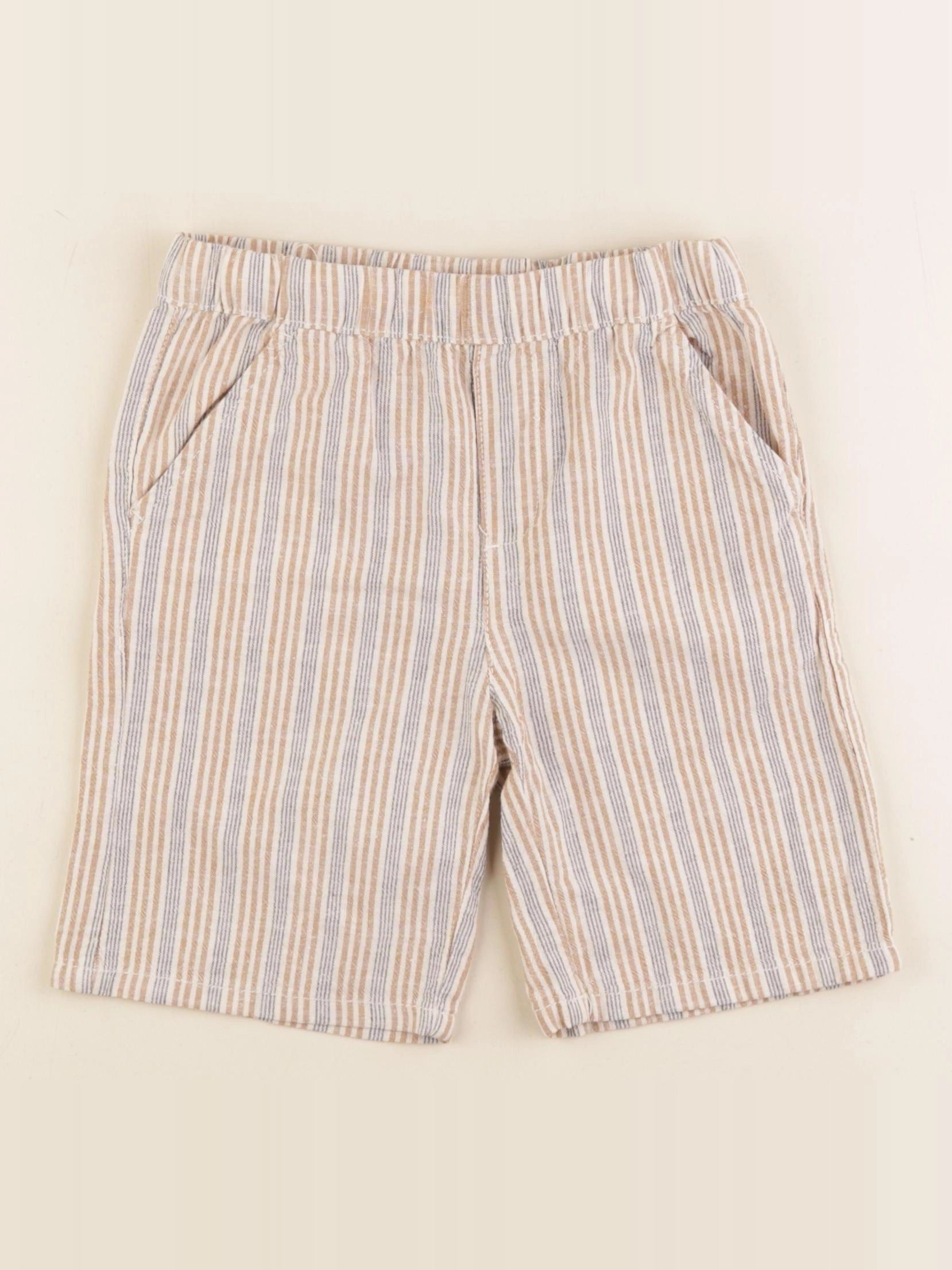 Vertbaudet - short beige - 6 ans