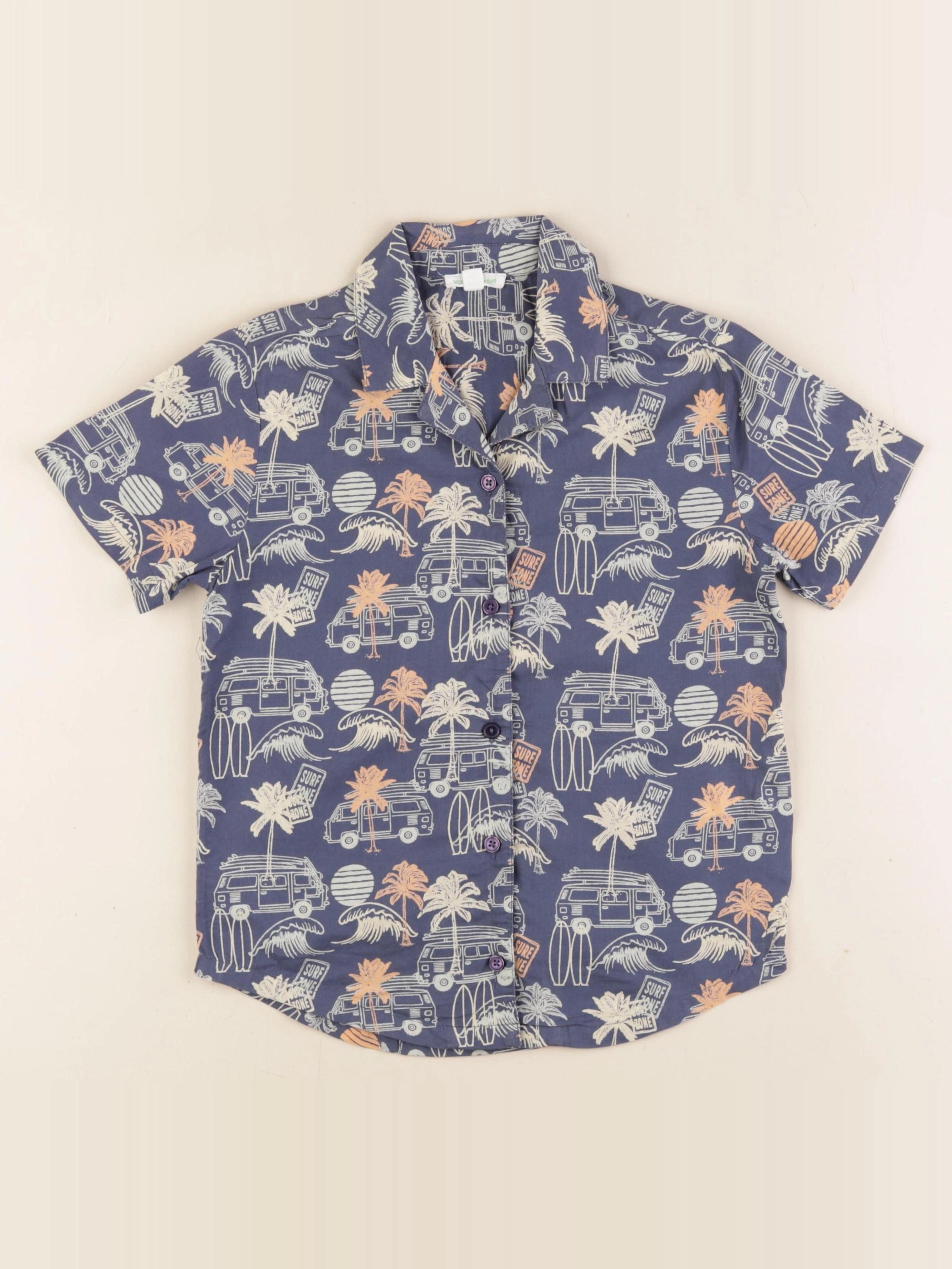 Vertbaudet - chemise bleu - 6 ans