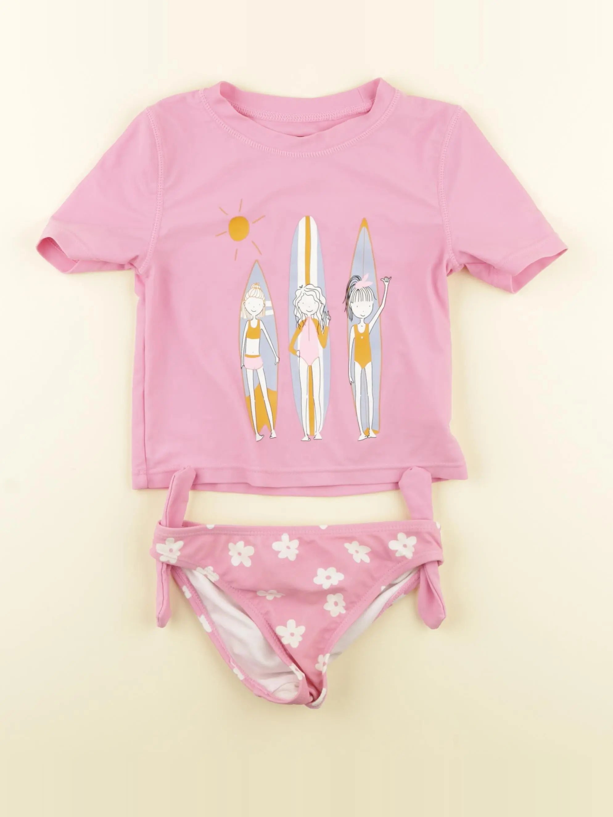 La Redoute - maillot de bain rose - 4 ans