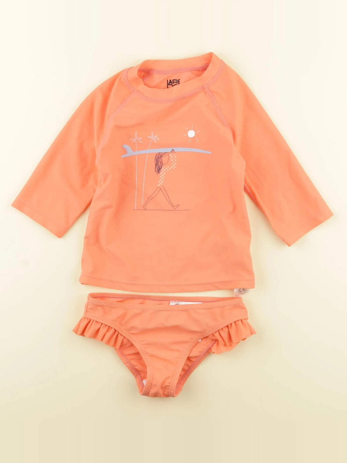 La Redoute - maillot de bain orange - 5 ans