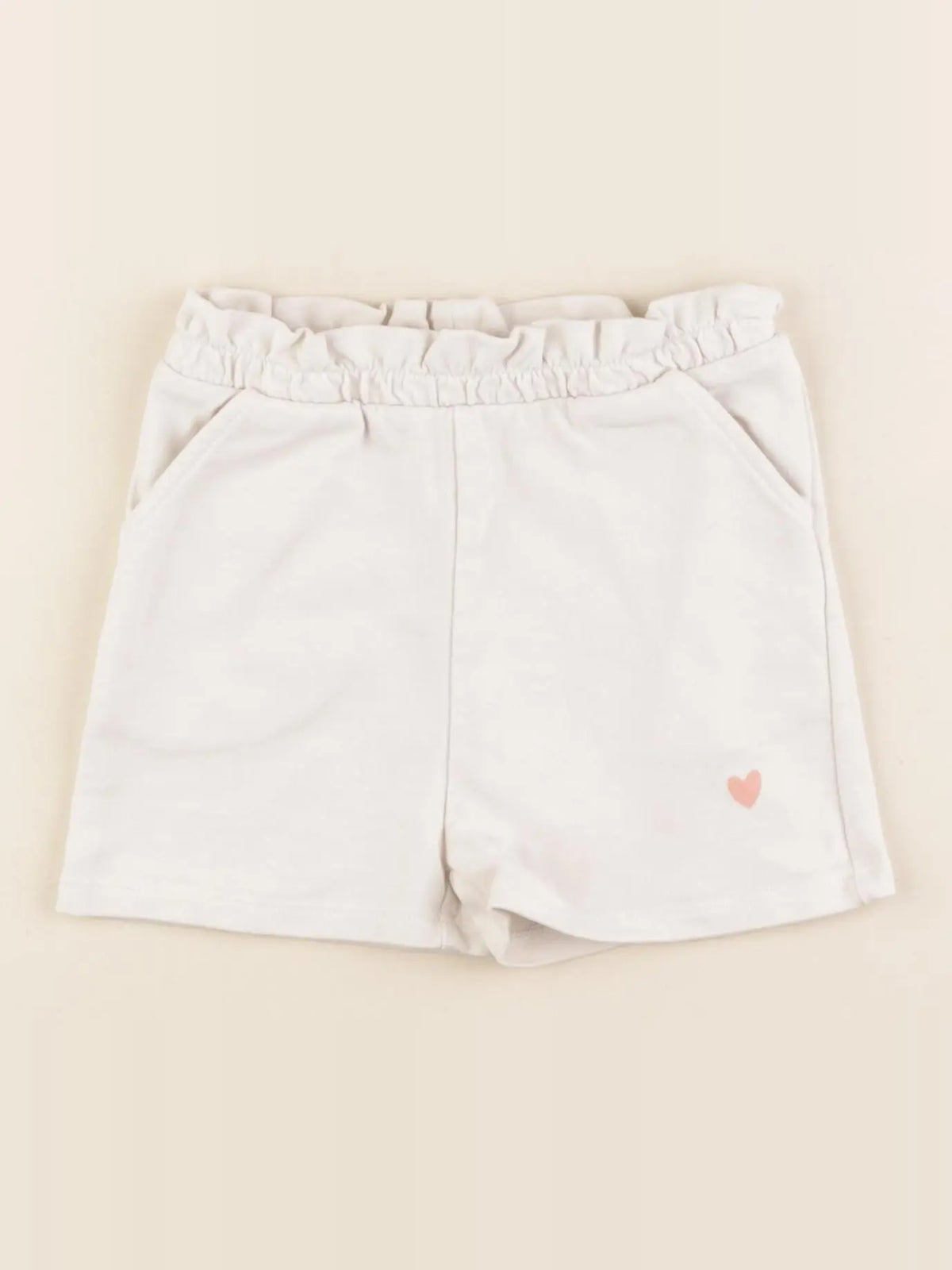 Vertbaudet - short beige - 18 mois
