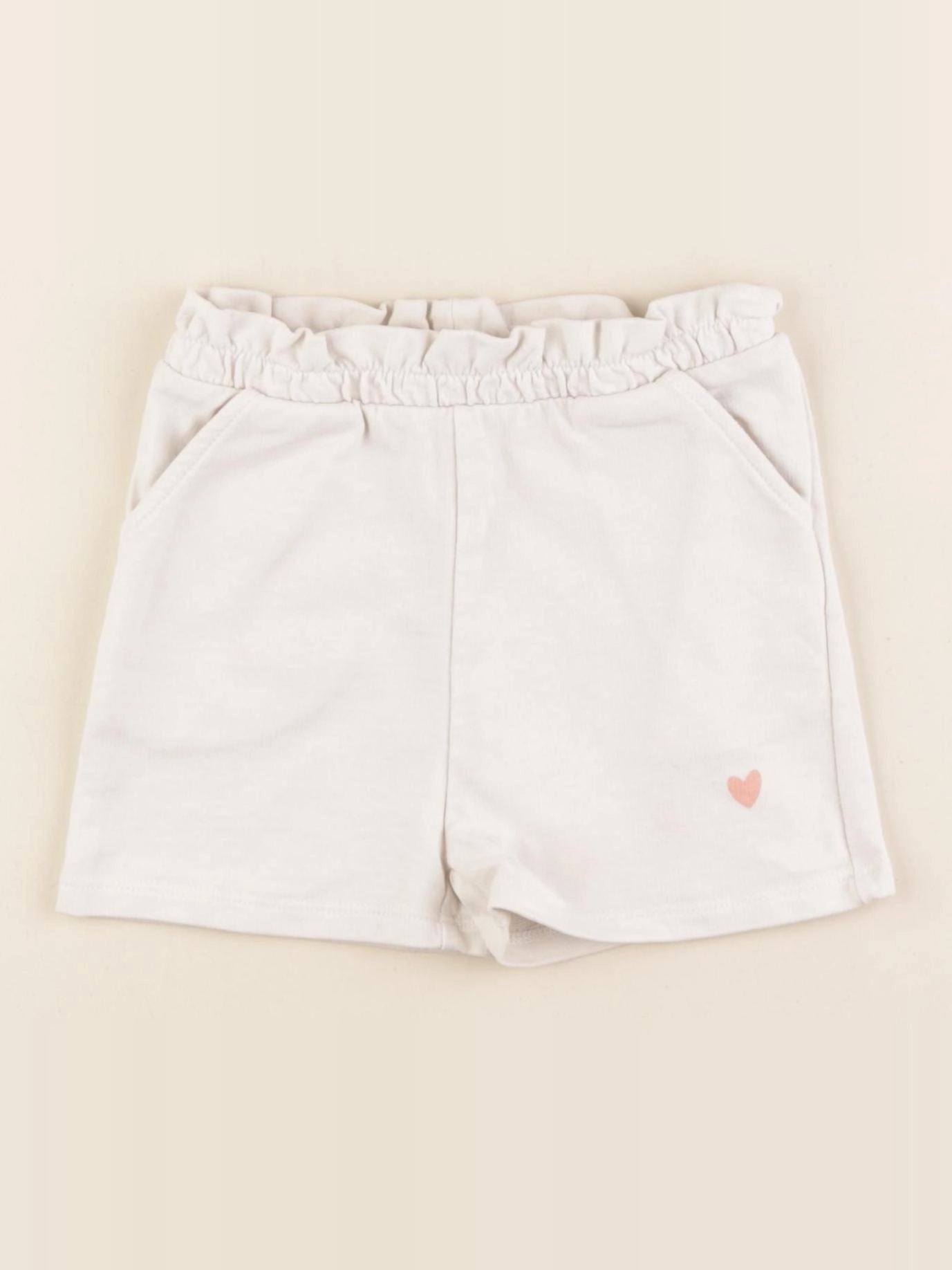 Vertbaudet - short beige - 18 mois