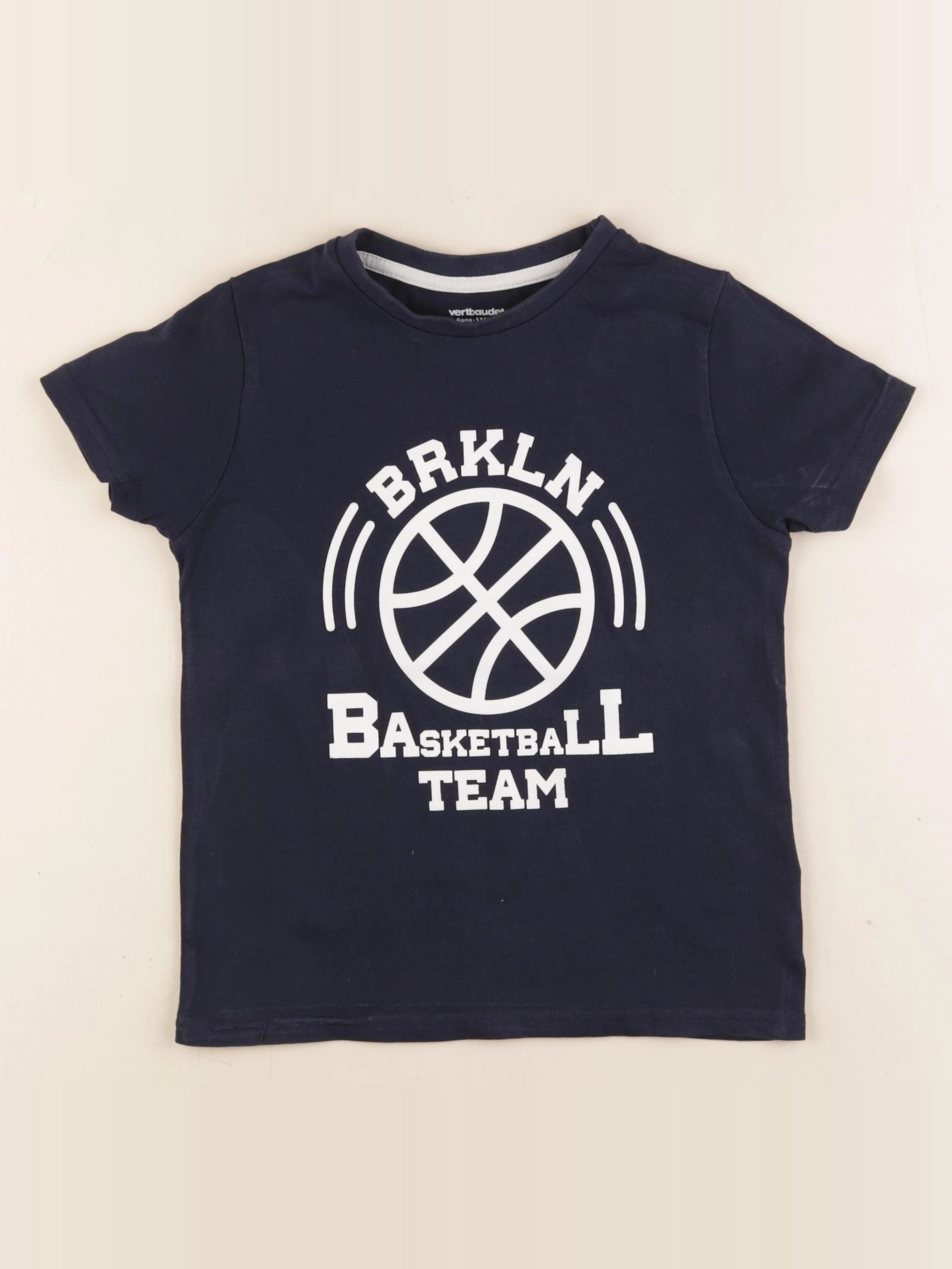 Vertbaudet - tee-shirt bleu - 6 ans