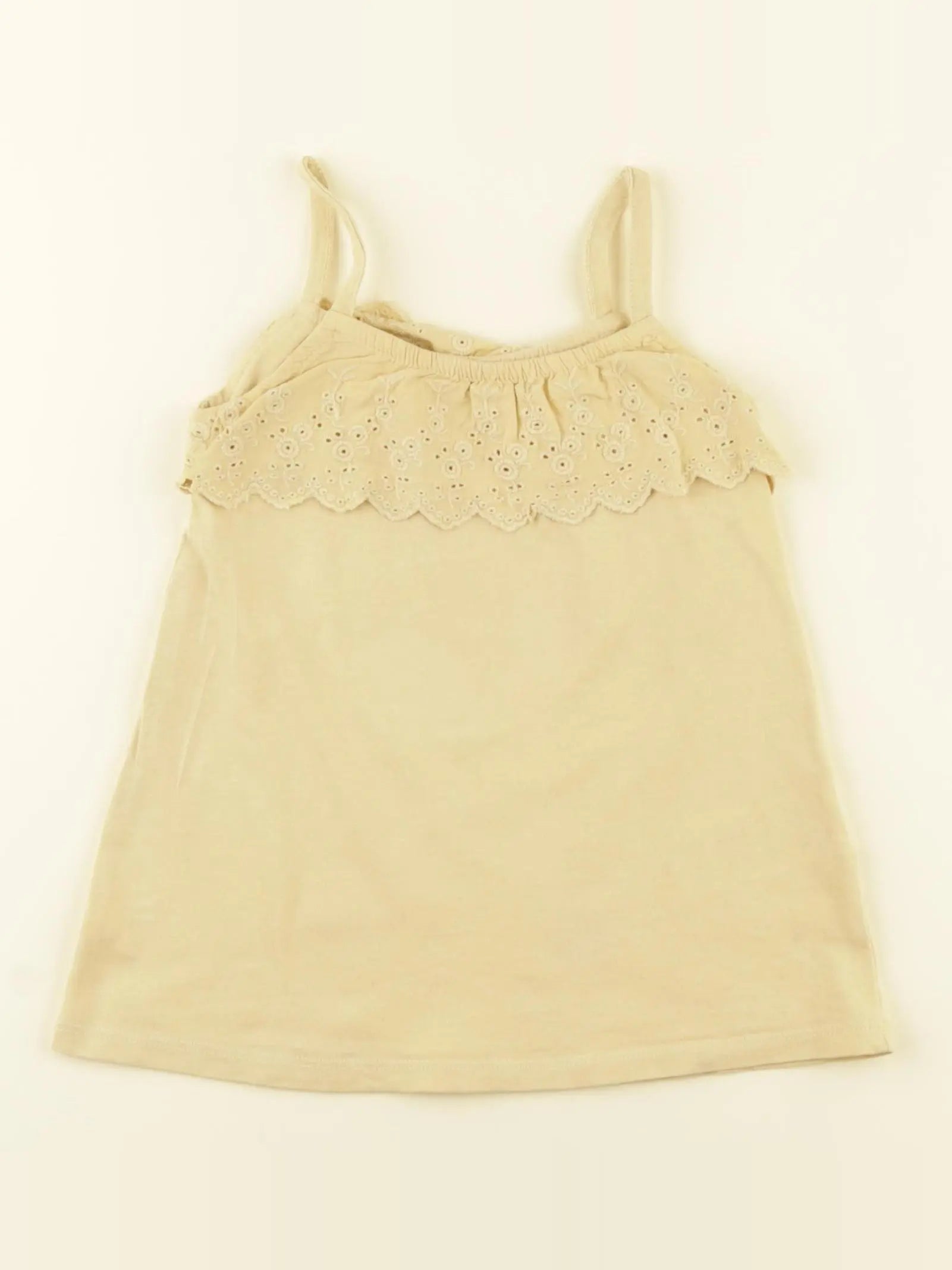 Vertbaudet - débardeur jaune - 4 ans