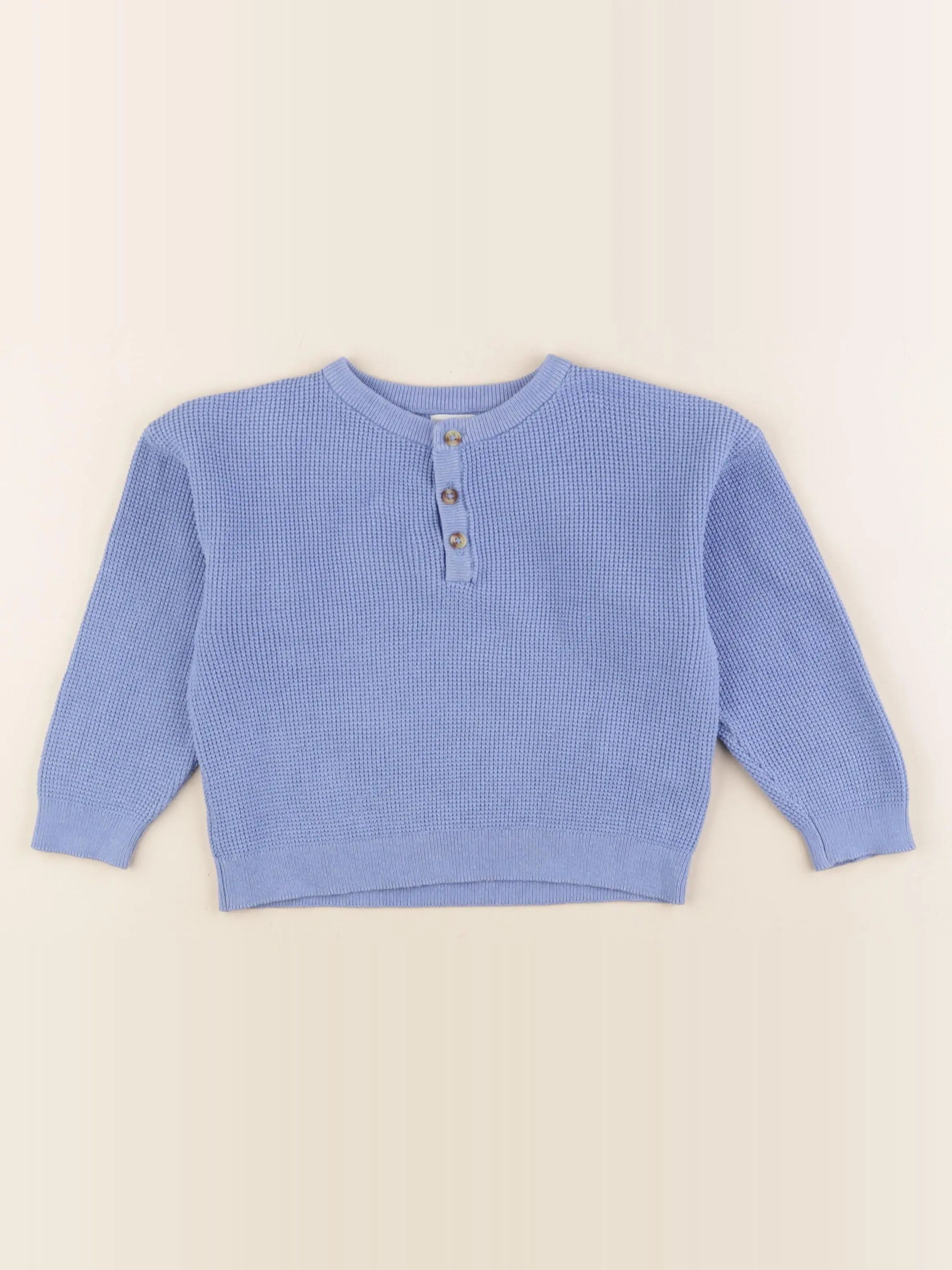 Vertbaudet - pull bleu - 36 mois