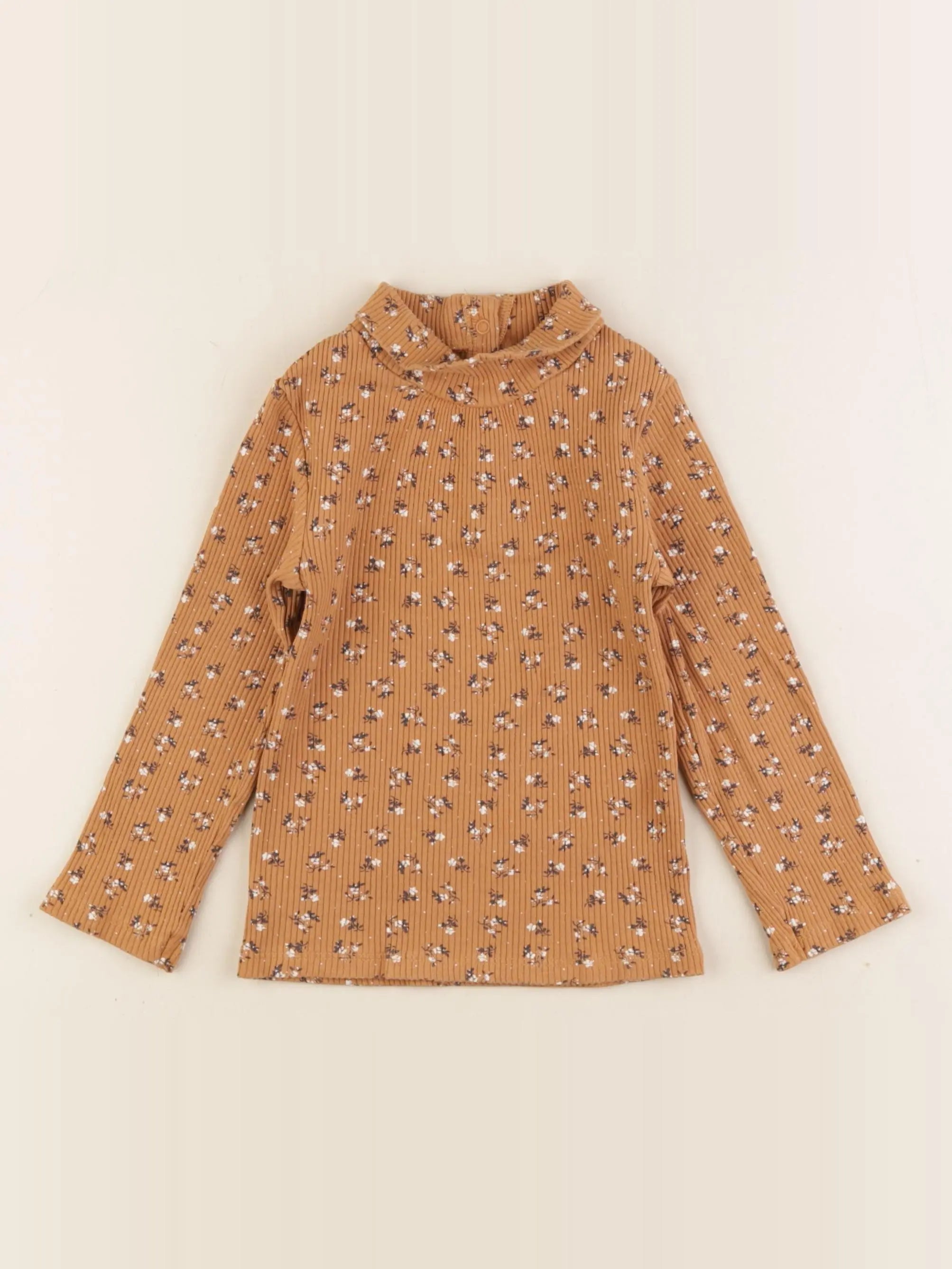 Vertbaudet - sous-pull marron - 3 ans