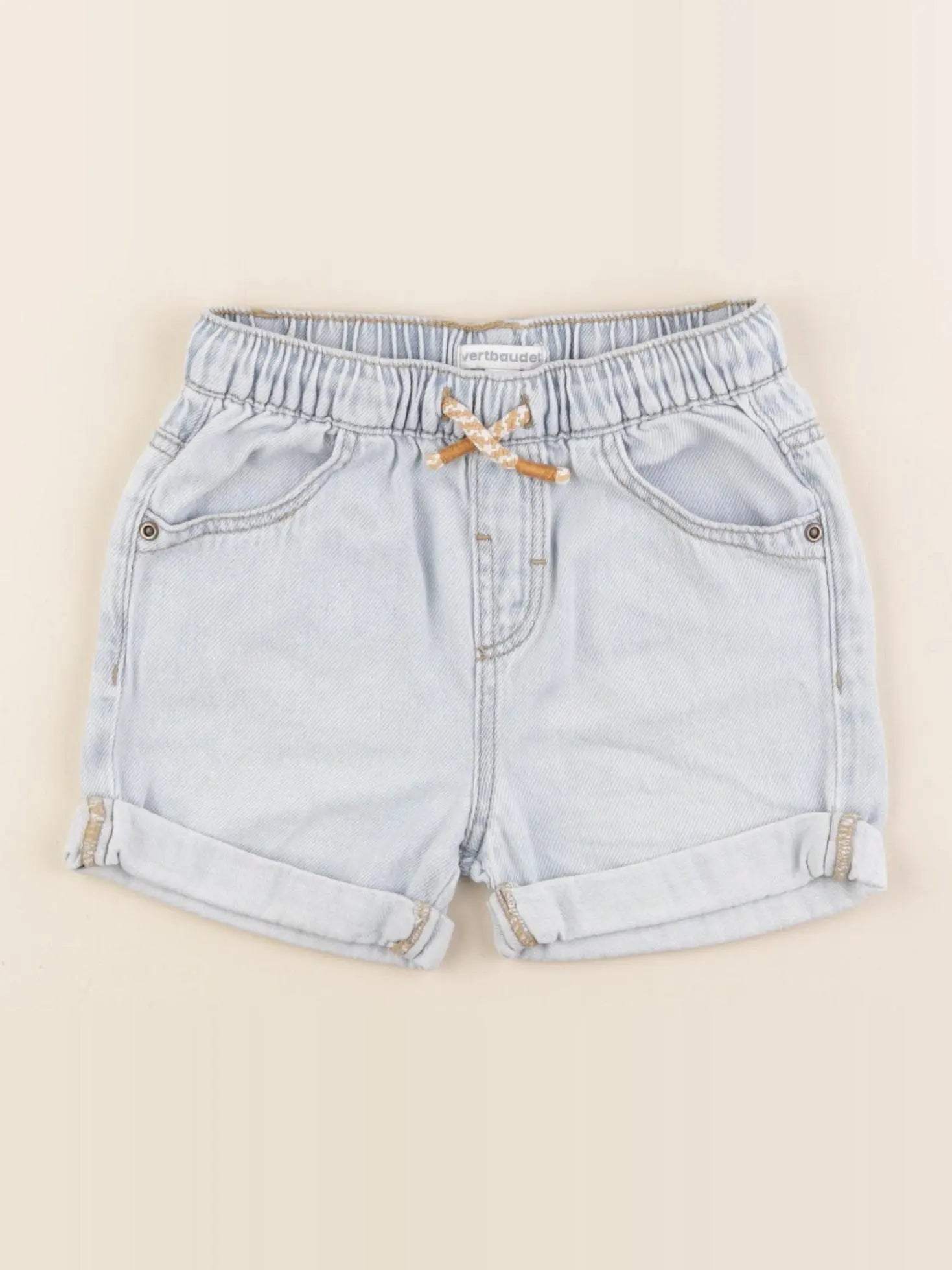 Vertbaudet - short bleu - 36 mois