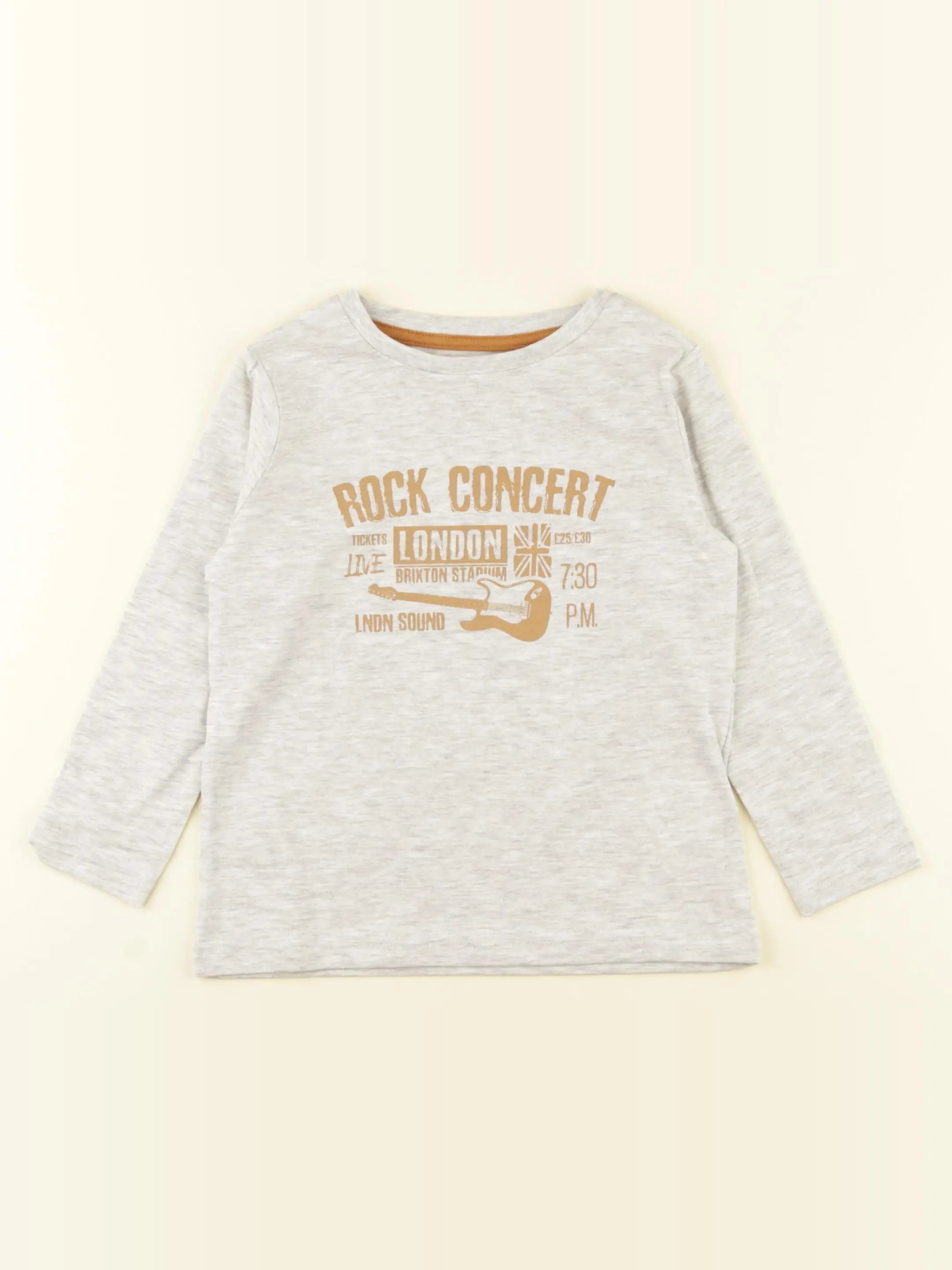 Vertbaudet - tee-shirt gris - 3 ans