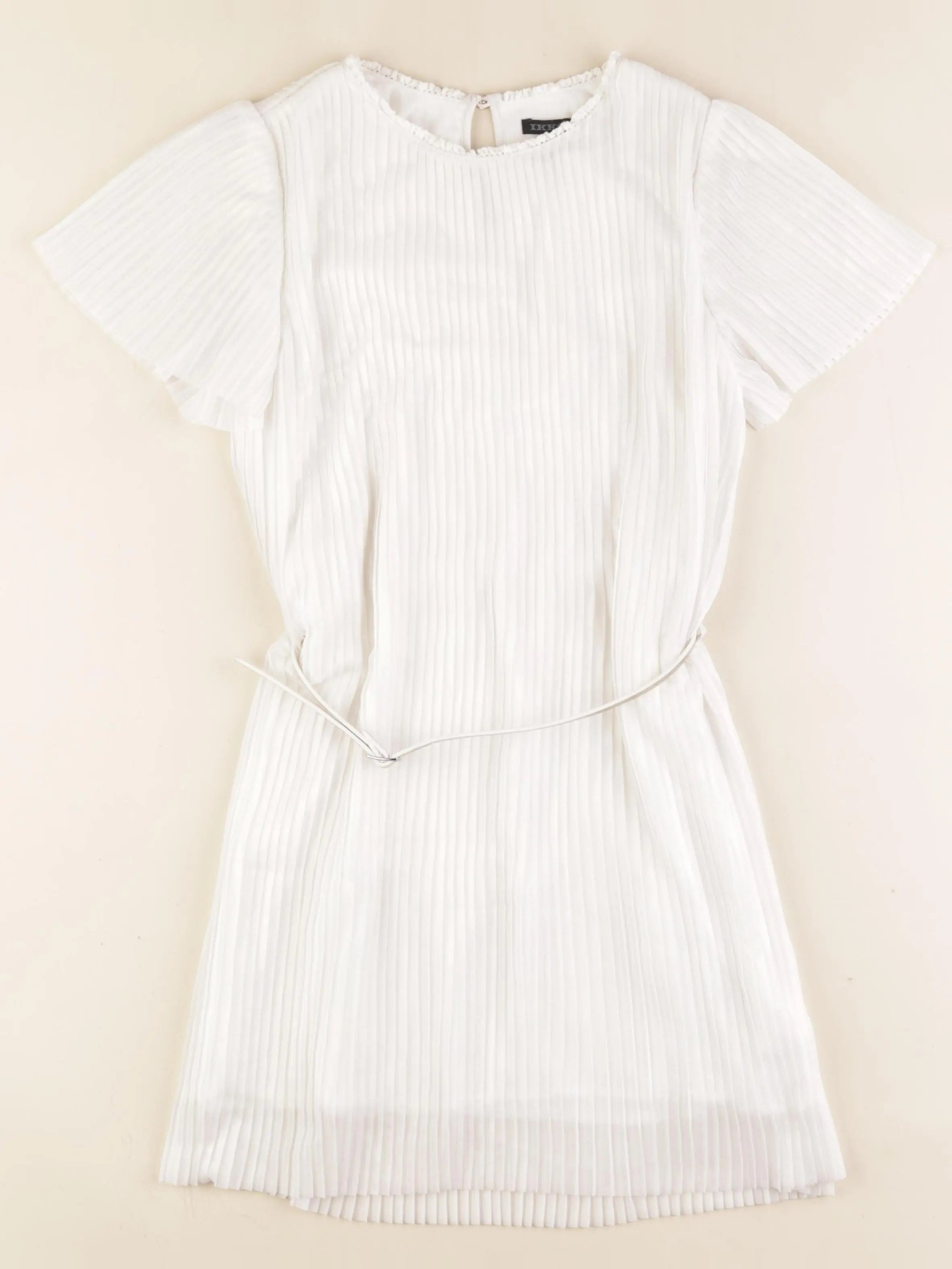 IKKS - robe blanc - 10 ans