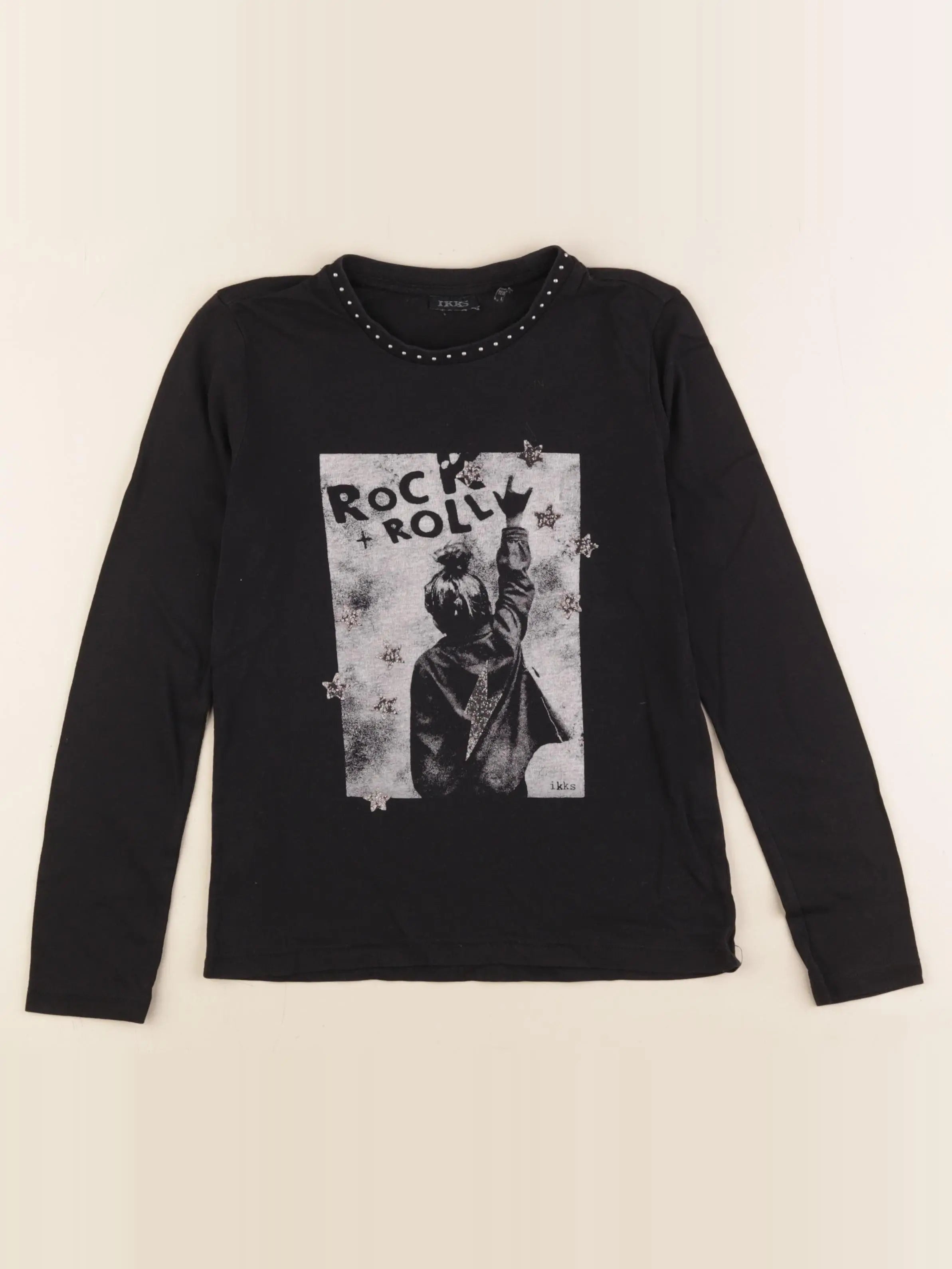 IKKS - tee-shirt noir - 8 ans