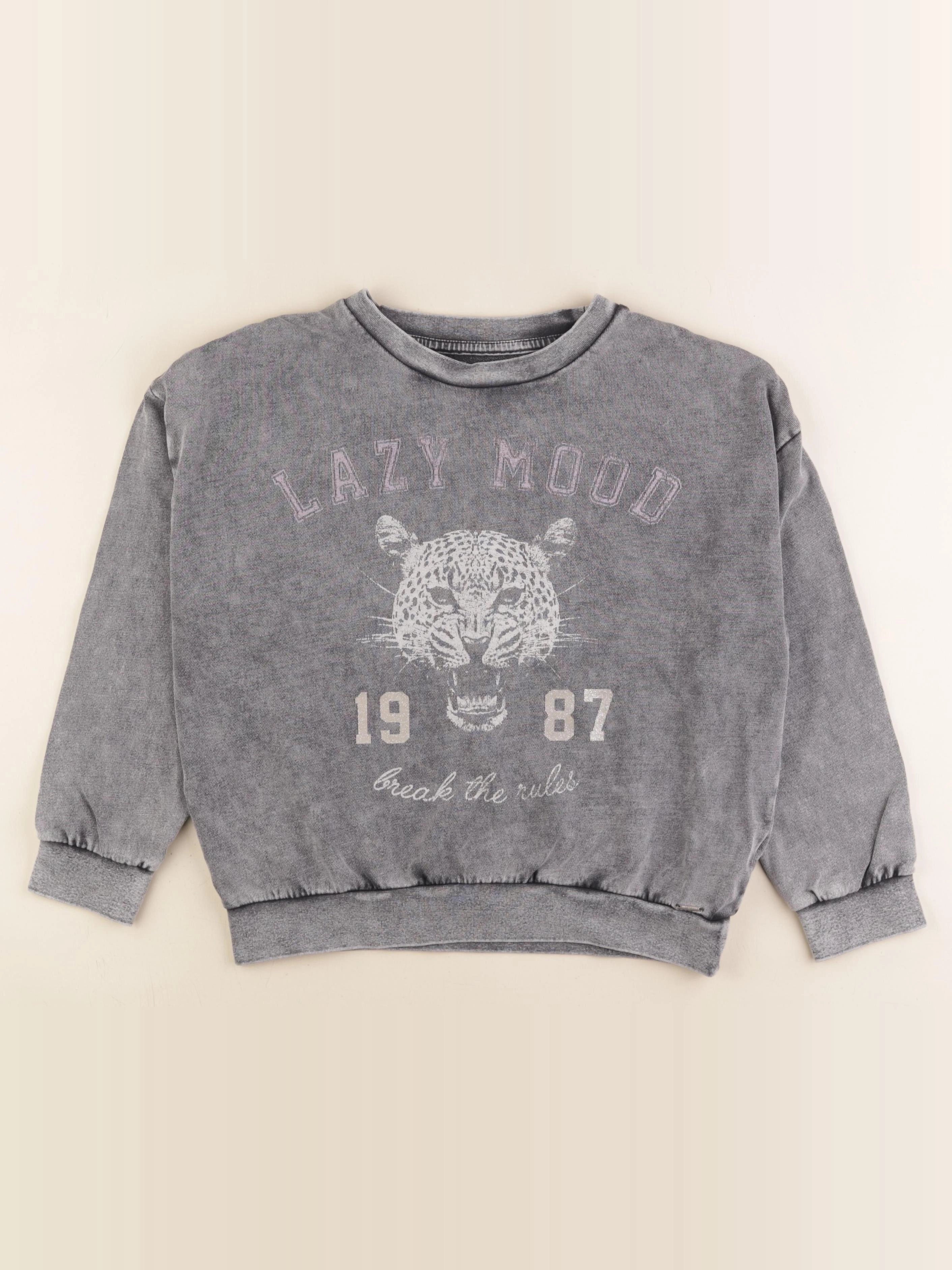 IKKS - sweat gris - 10 ans